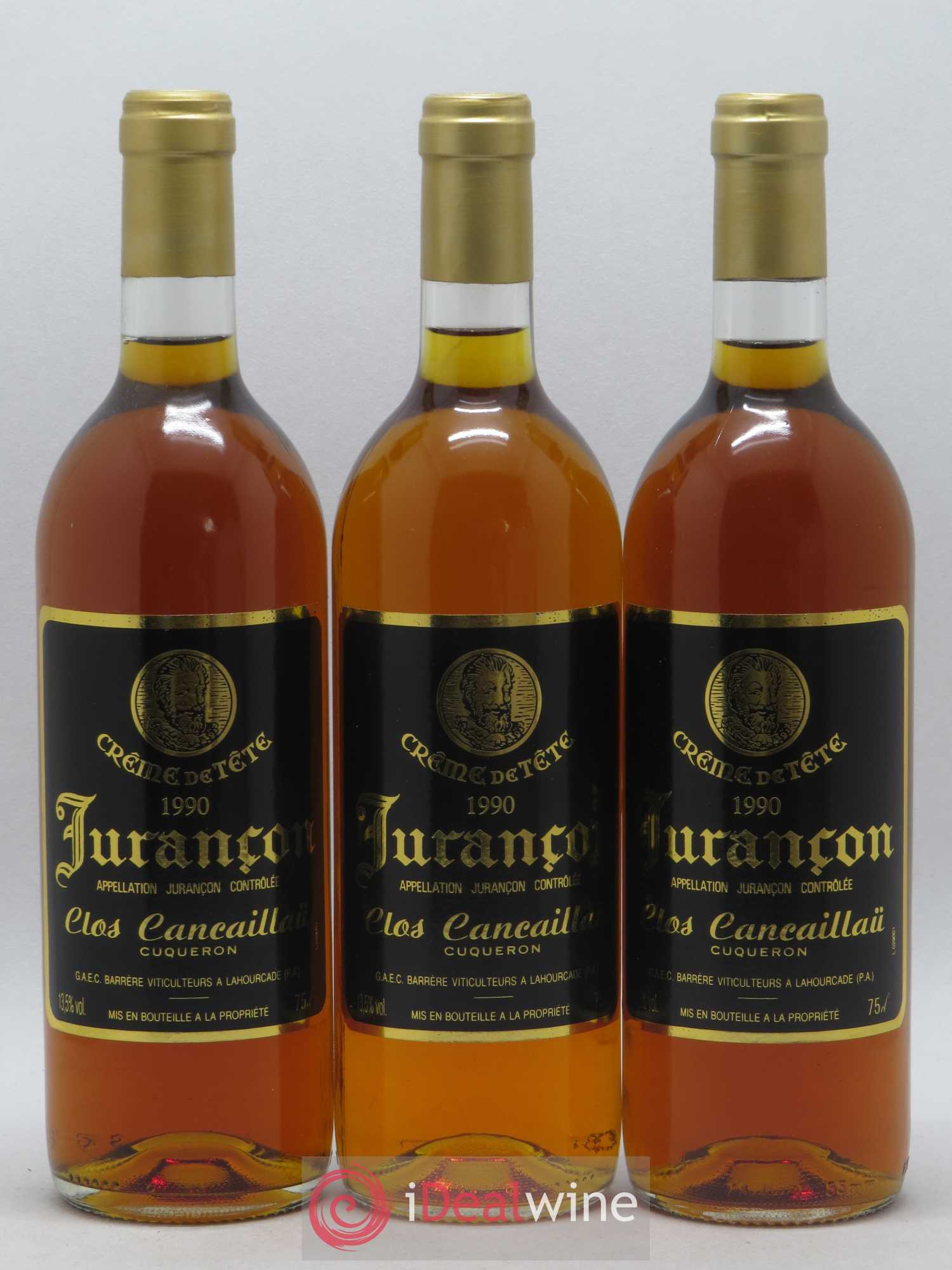Jurançon Clos Cancaillau (sans prix de réserve) 1990 - Lot de 6 bouteilles - 2