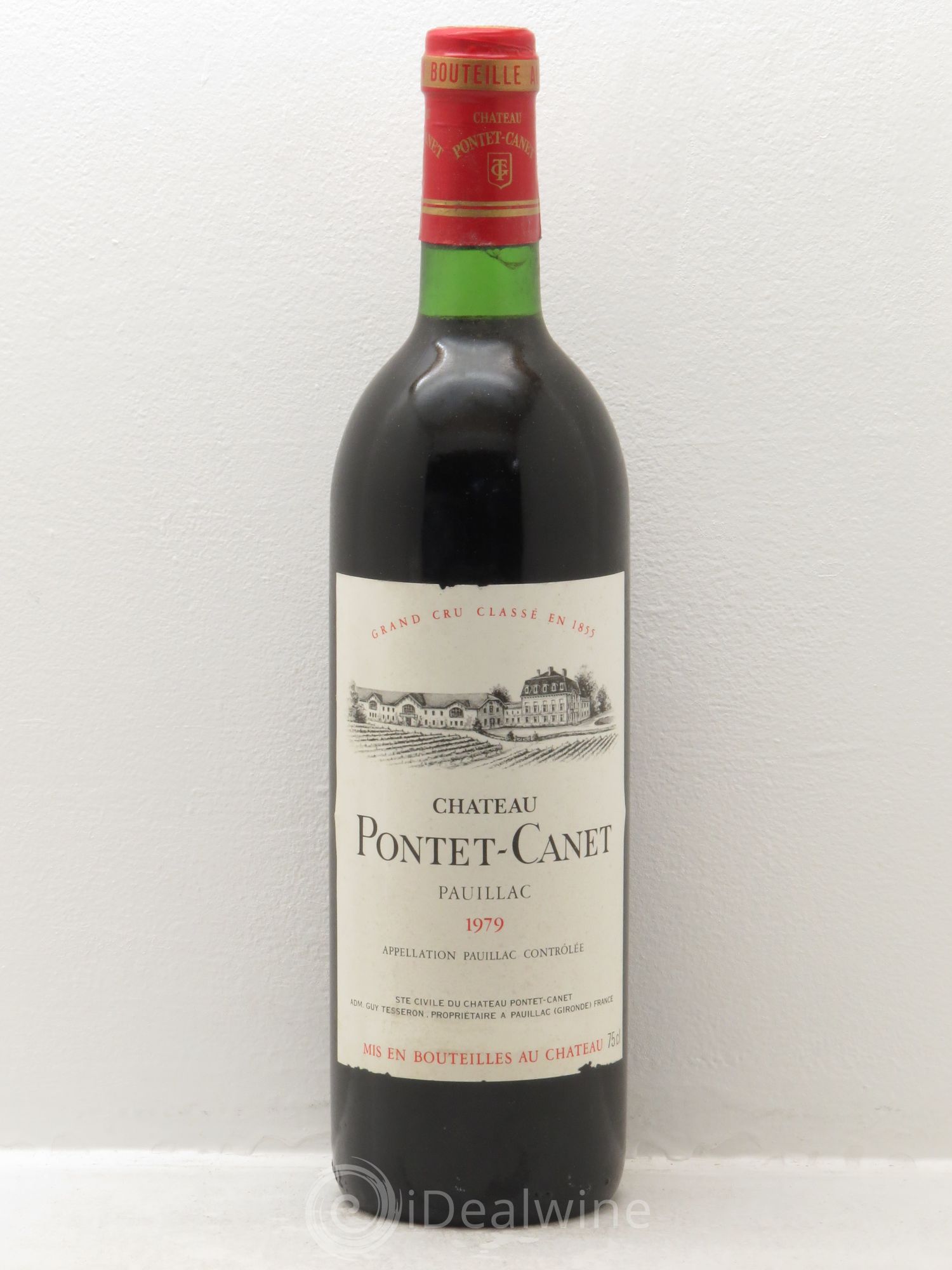 Château Pontet Canet 5ème Grand Cru Classé 1979 - Lot de 1 bouteille - 0