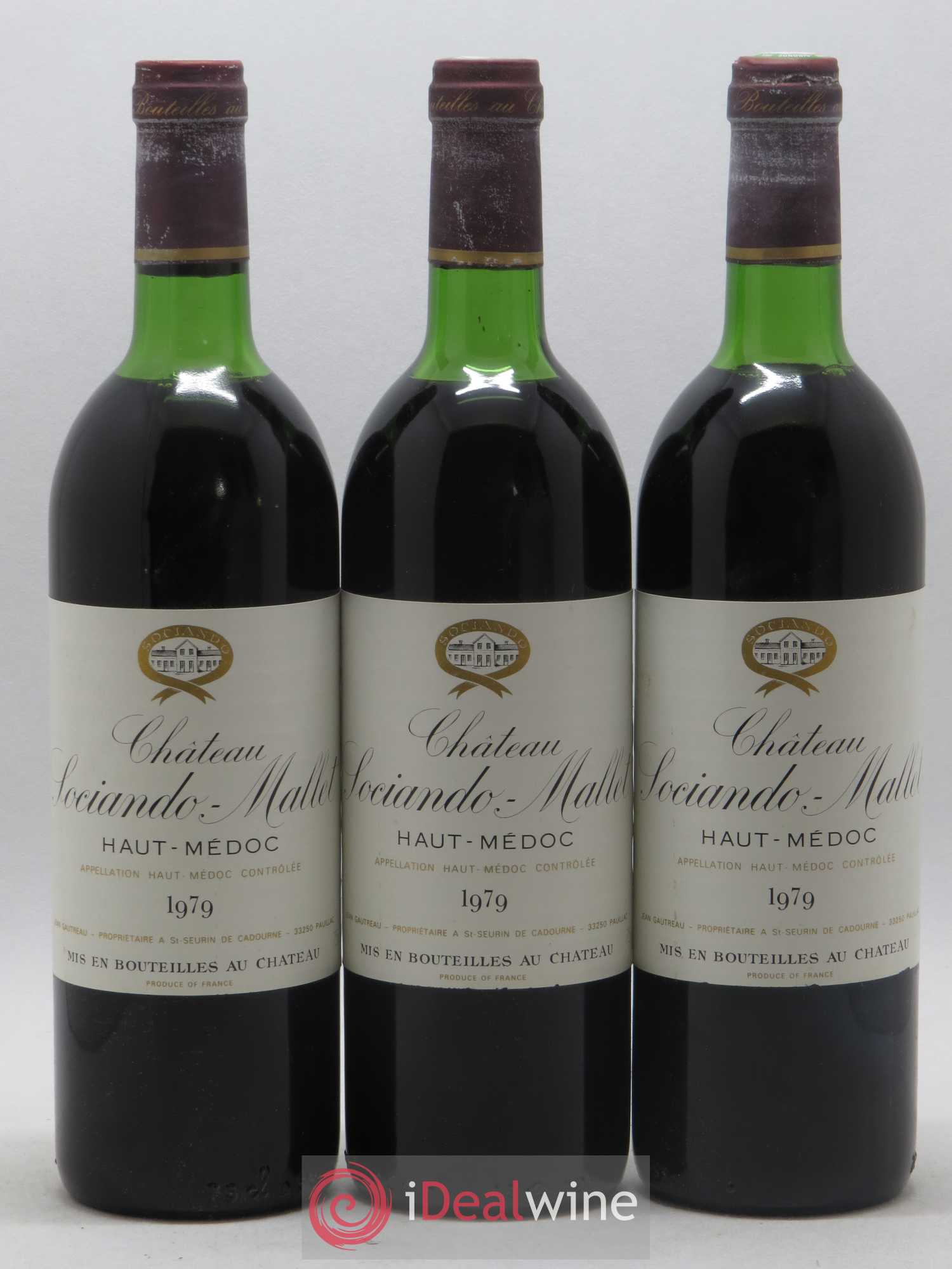 Château Sociando Mallet 1979 - Lot de 12 bouteilles - 4