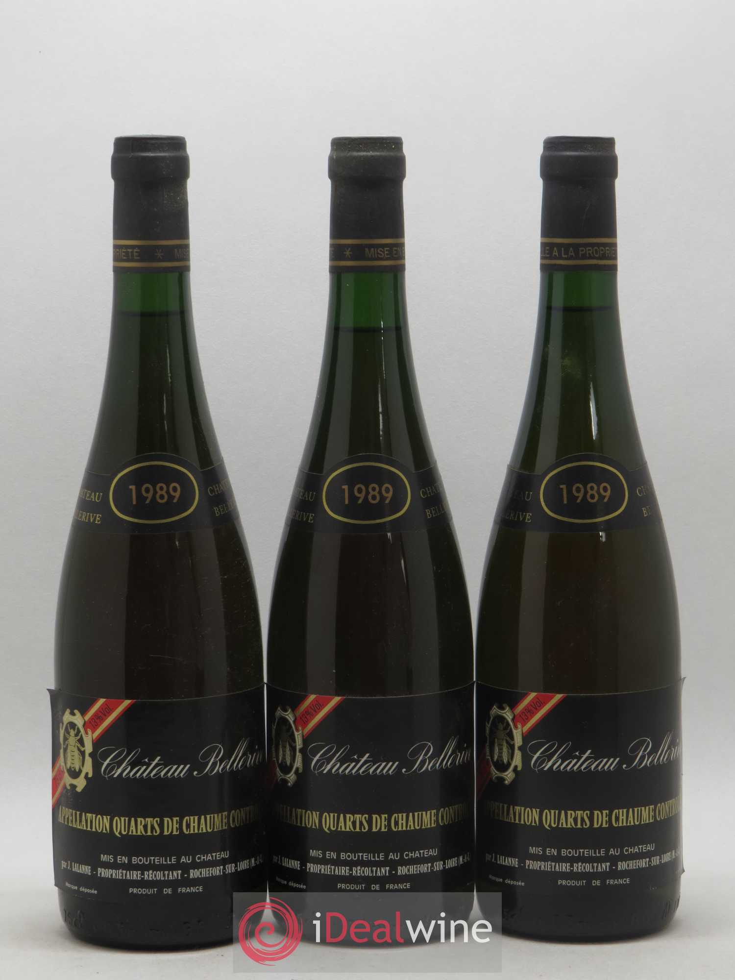 Quarts de Chaume Chateau Bellerive 1989 - Lotto di 12 bottiglie - 3