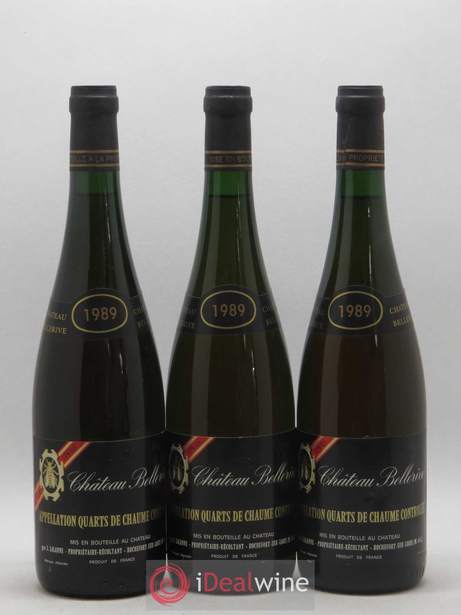Quarts de Chaume Chateau Bellerive 1989 - Lotto di 12 bottiglie - 4