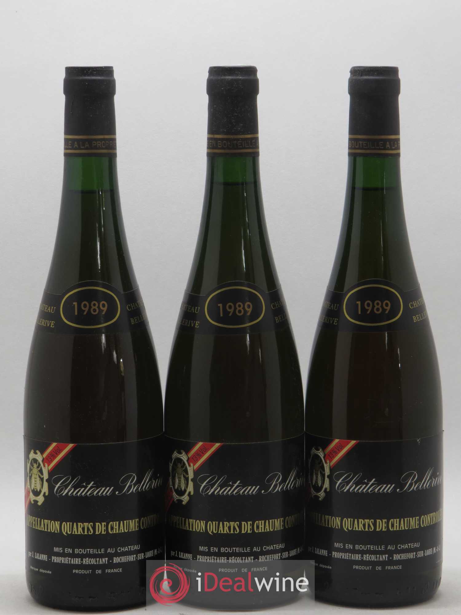 Quarts de Chaume Chateau Bellerive 1989 - Lotto di 12 bottiglie - 3
