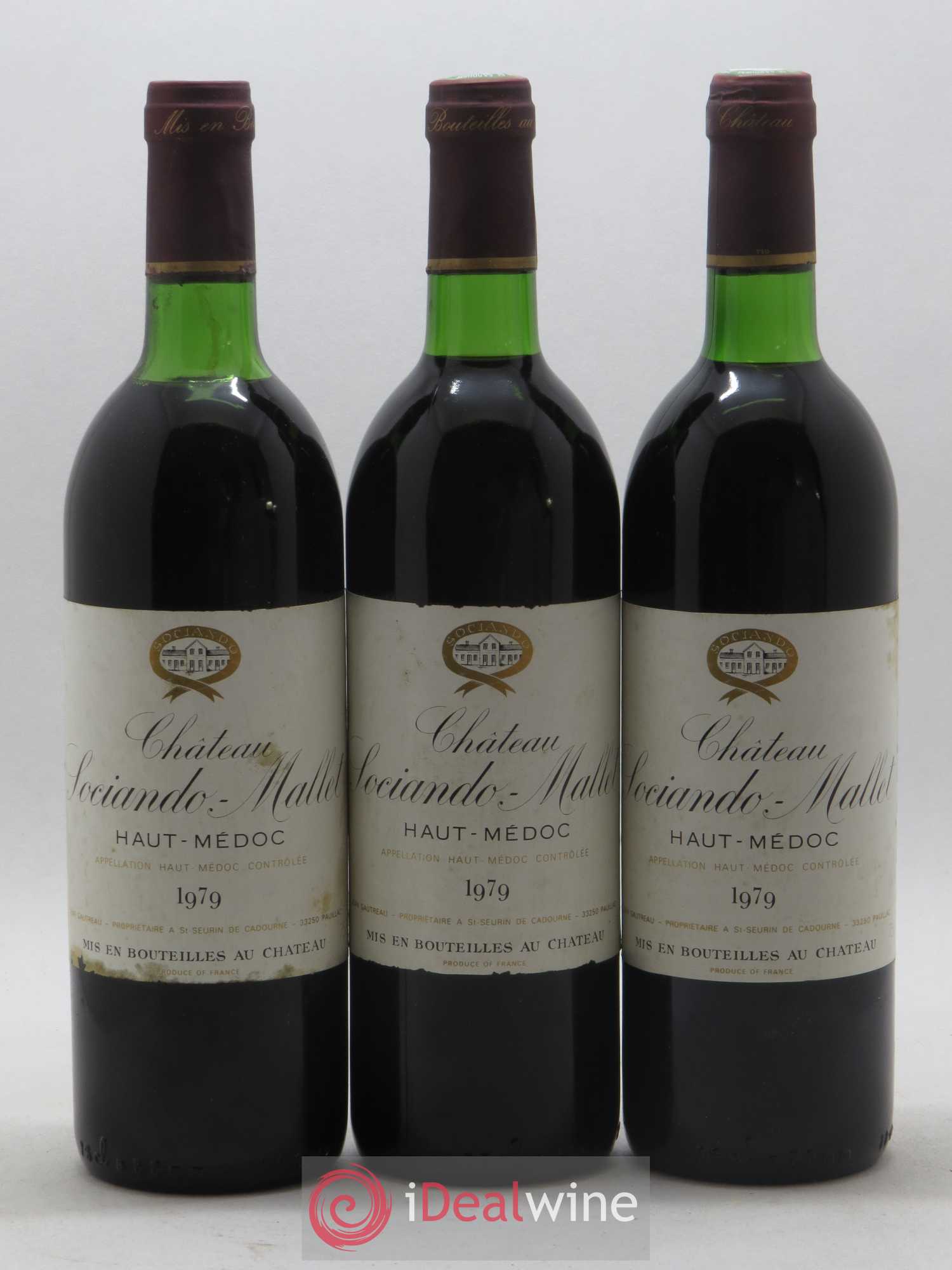Château Sociando Mallet 1979 - Lot de 12 bouteilles - 3