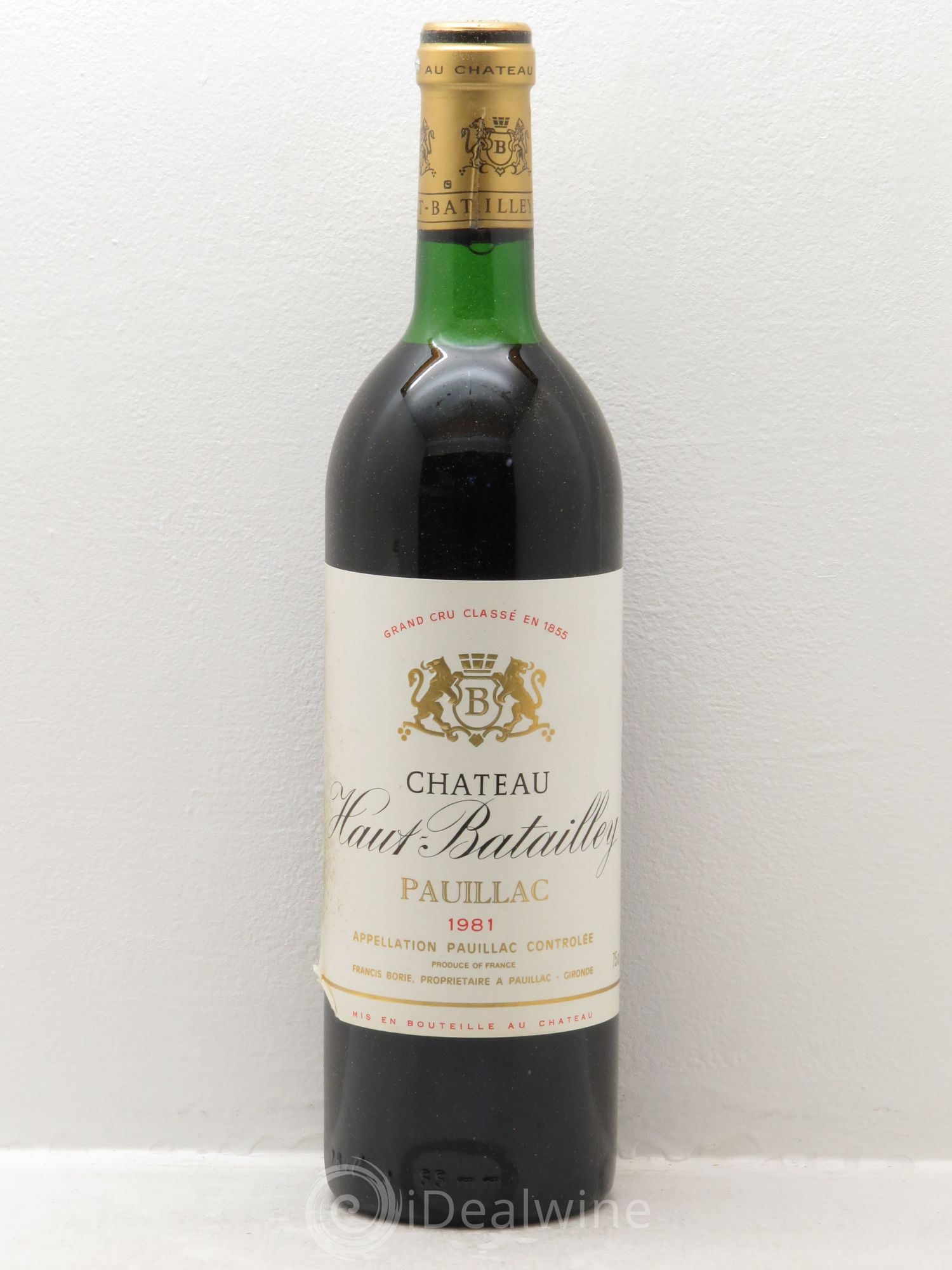 Château Haut Batailley 5ème Grand Cru Classé 1981 - Lot de 12 bouteilles - 0