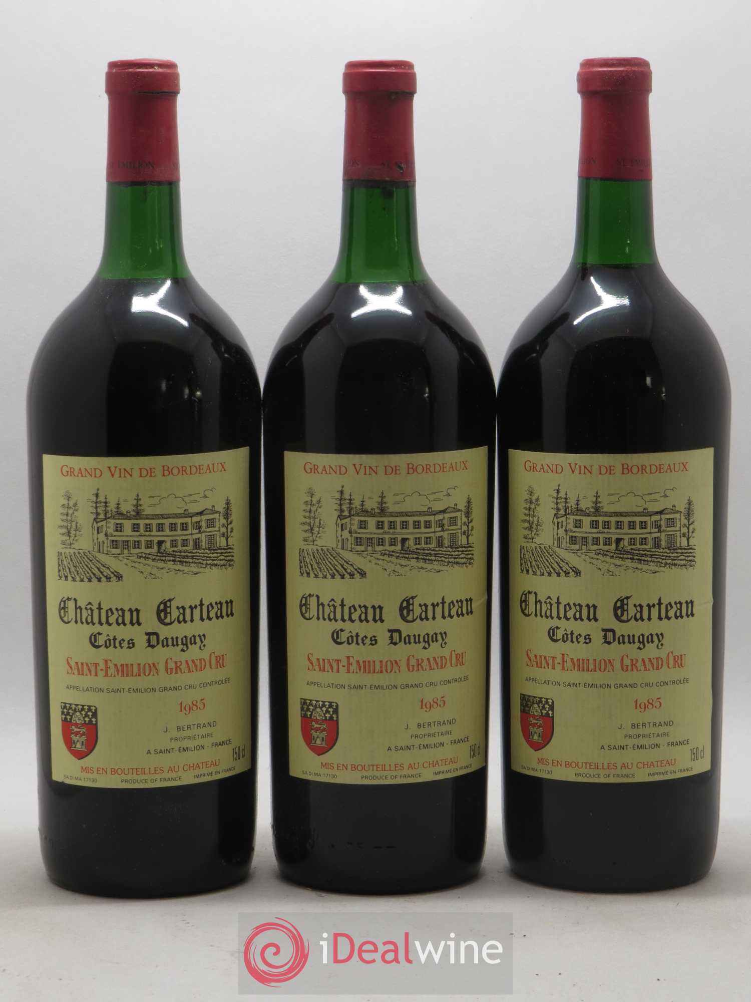 Saint-Émilion Grand Cru Château Carteau 1985 - Lot de 6 magnums - 2