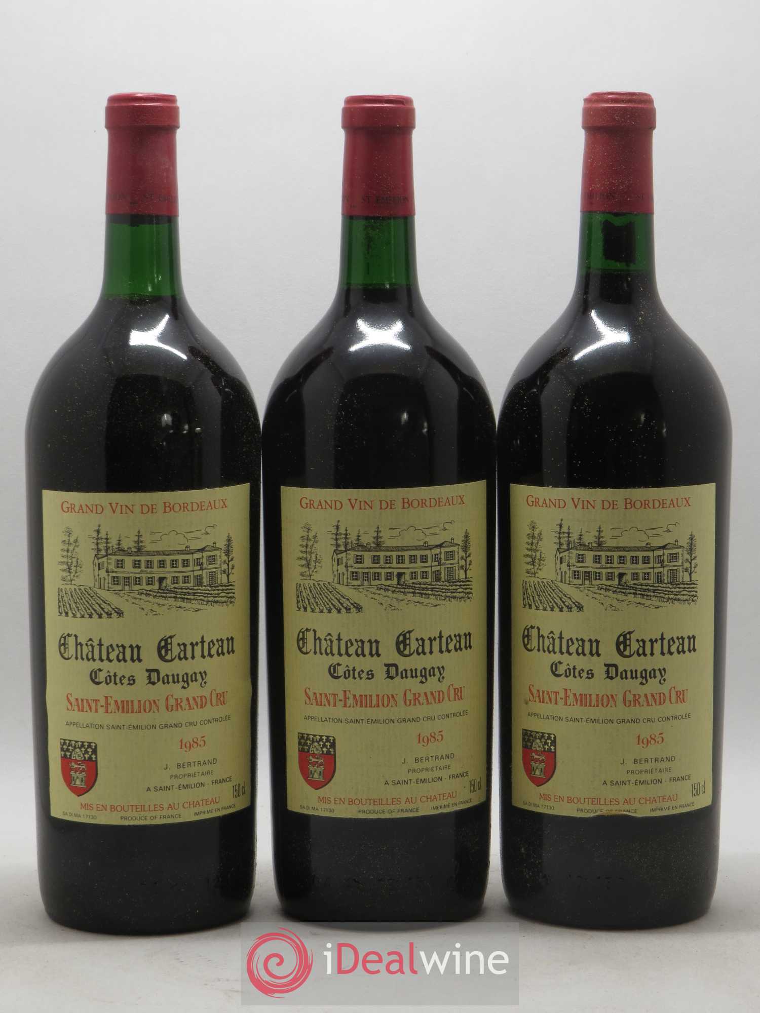 Saint-Émilion Grand Cru Château Carteau 1985 - Lot de 6 magnums - 2