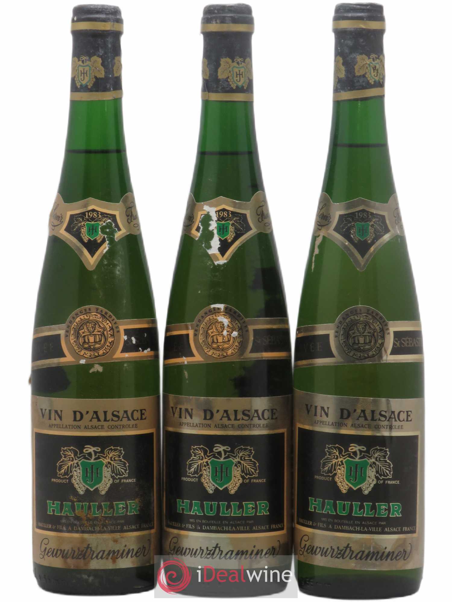Gewurztraminer Cuvée St Sebastien Hauller Dambach 1983 - Posten von 3 Flaschen - 0