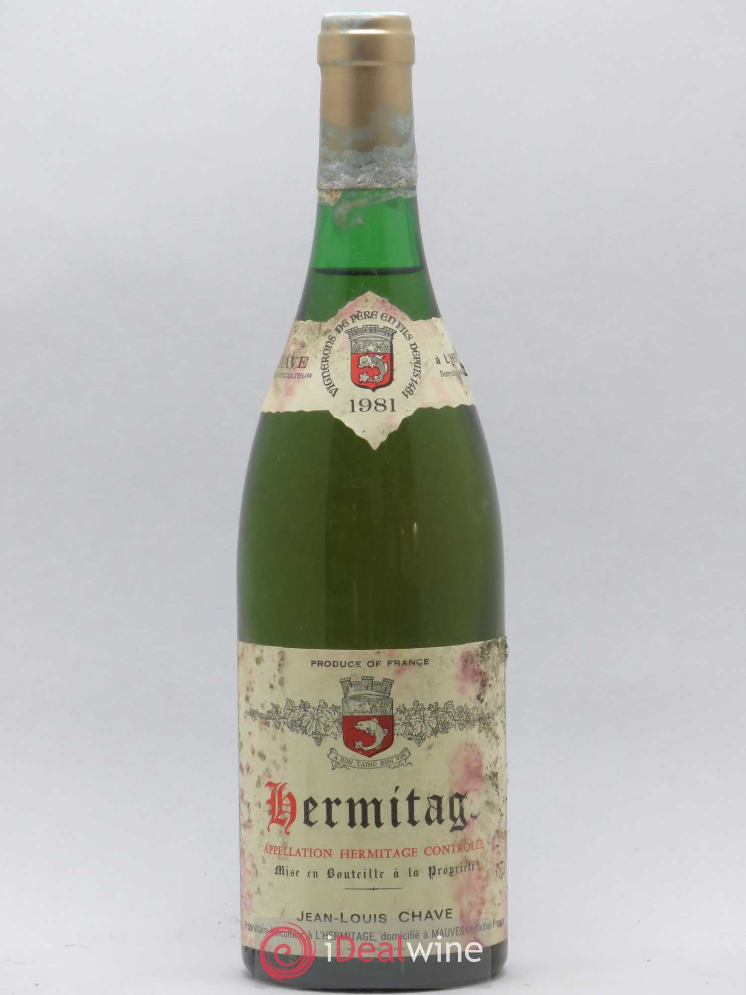 Hermitage Jean-Louis Chave 1981 - Lot de 1 bouteille - 0