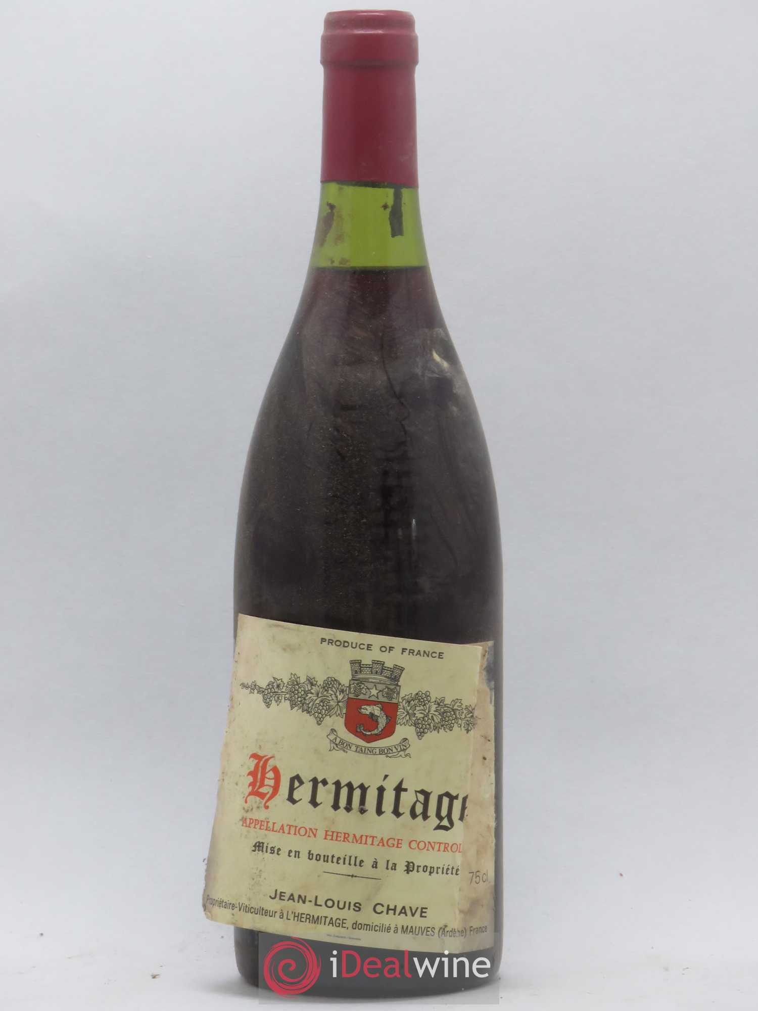 Hermitage Jean-Louis Chave (sans prix de réserve) - Lot de 1 bouteille - 0