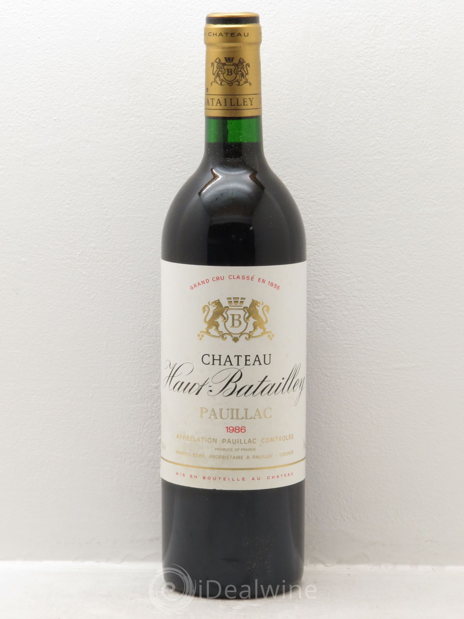 Château Haut Batailley 5ème Grand Cru Classé 1986 - Lot de 6 bouteilles - 0