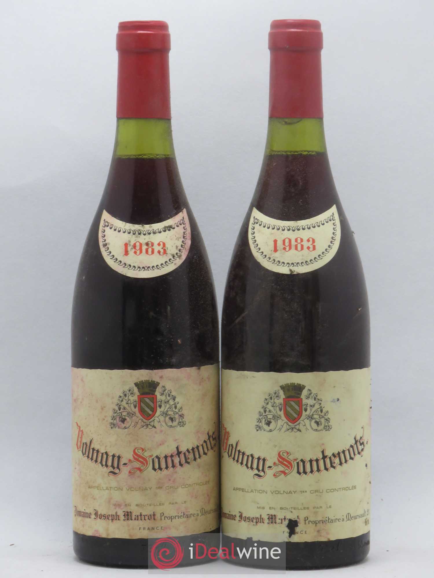 Volnay 1er Cru Santenots Matrot (Domaine) 1983 - Lot de 2 bouteilles - 0