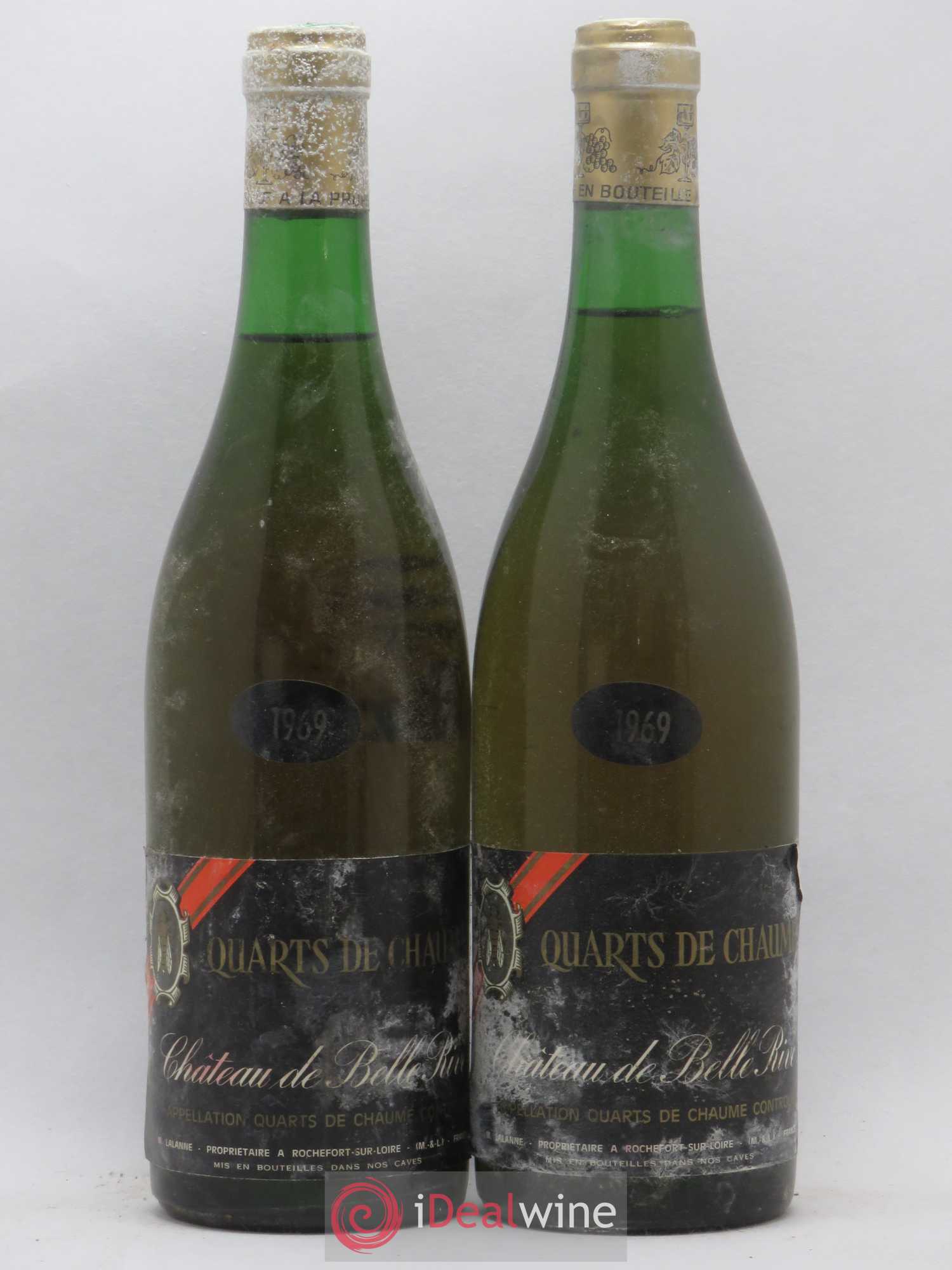 Quarts de Chaume Château de Bellerive 1969 - Lotto di 2 bottiglie - 0