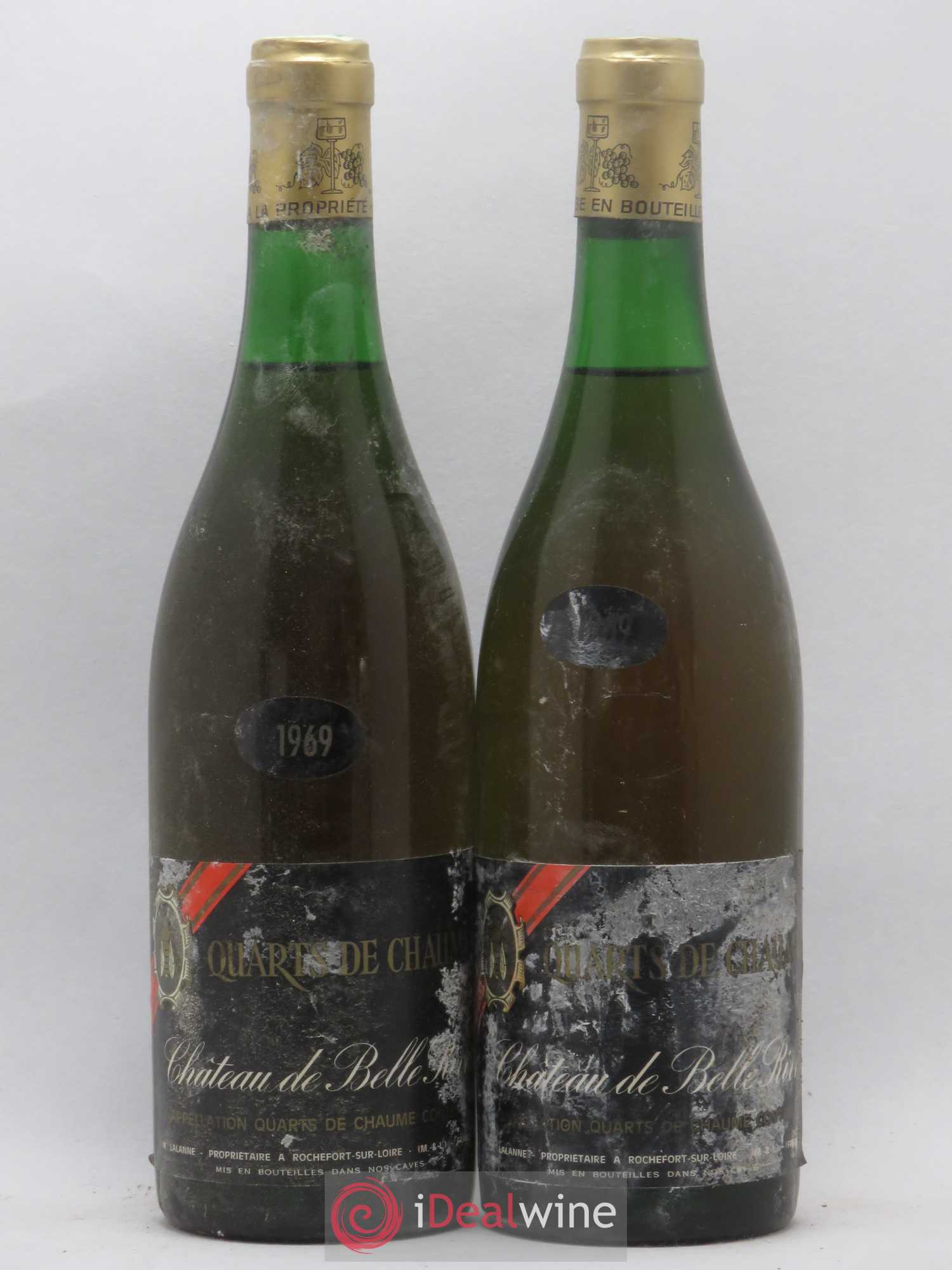 Quarts de Chaume Château de Bellerive 1969 - Lotto di 2 bottiglie - 0