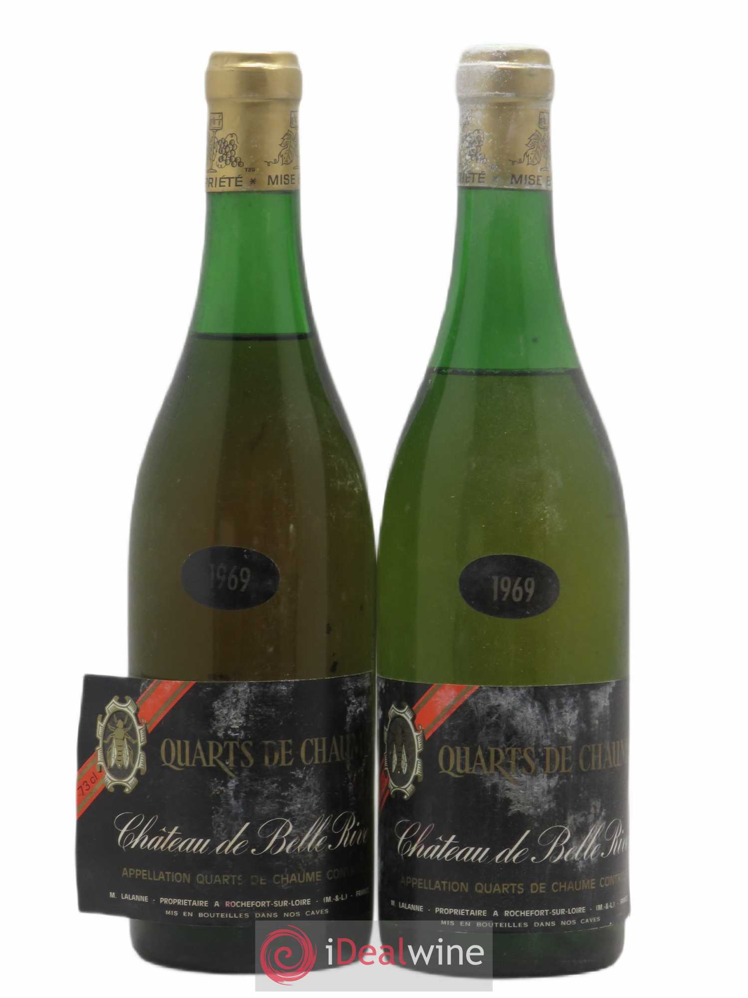 Quarts de Chaume Château de Bellerive 1969 - Lotto di 2 bottiglie - 0