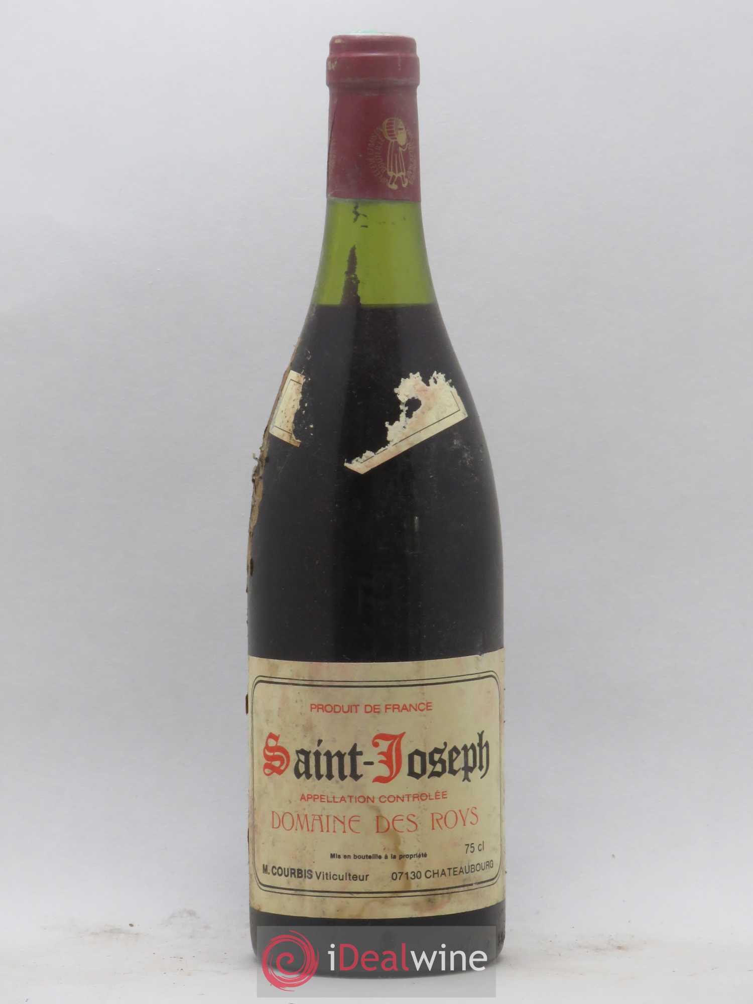 Saint-Joseph Domaine des Roys - M.Courbis (sans prix de réserve) - Posten von 1 Flasche - 0