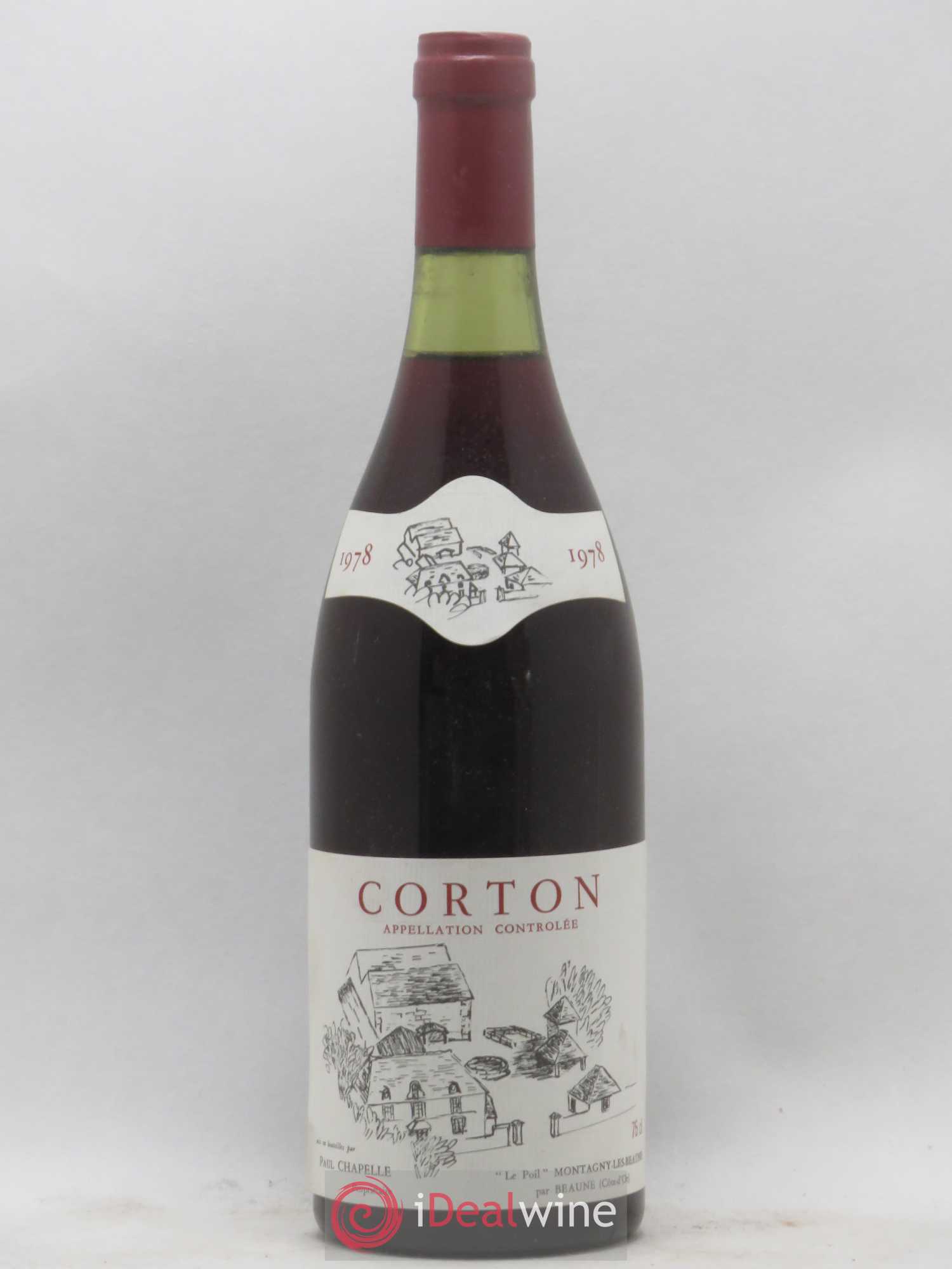 Corton Grand Cru Paul Chapelle 1978 - Posten von 1 Flasche - 0