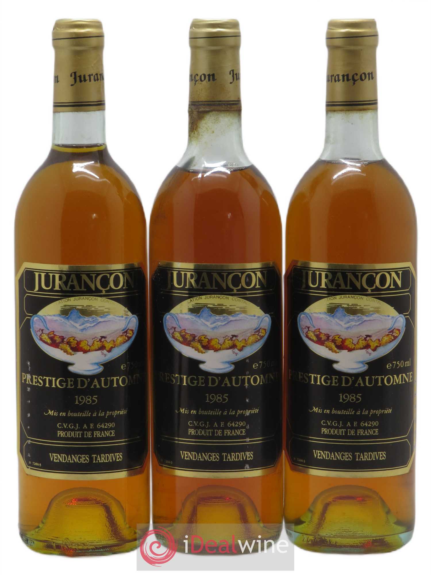 Jurançon Prestige d'Automne 1985 - Posten von 3 Flaschen - 0