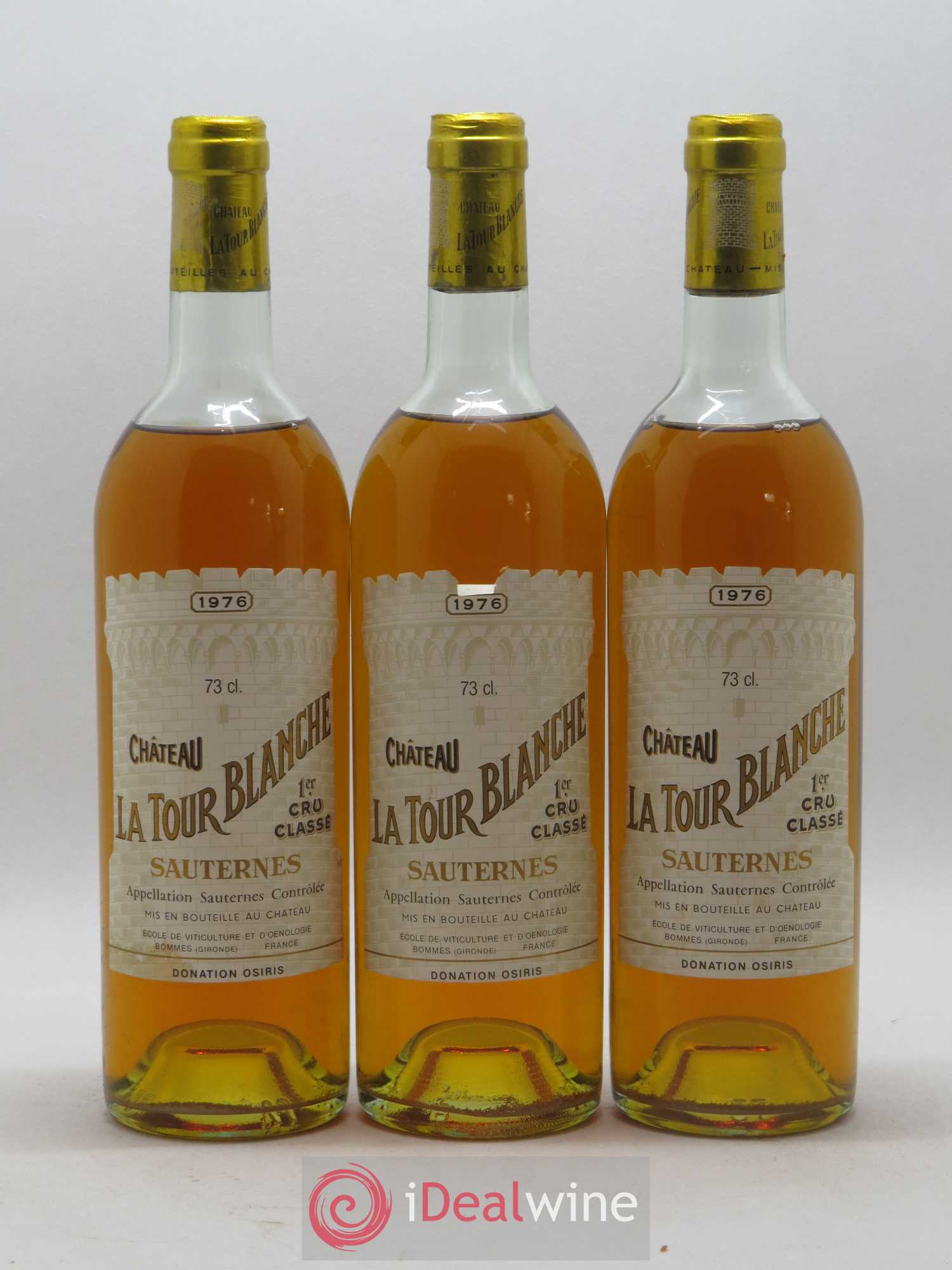 Château la Tour Blanche 1er Grand Cru Classé 1976 - Lotto di 12 bottiglie - 3