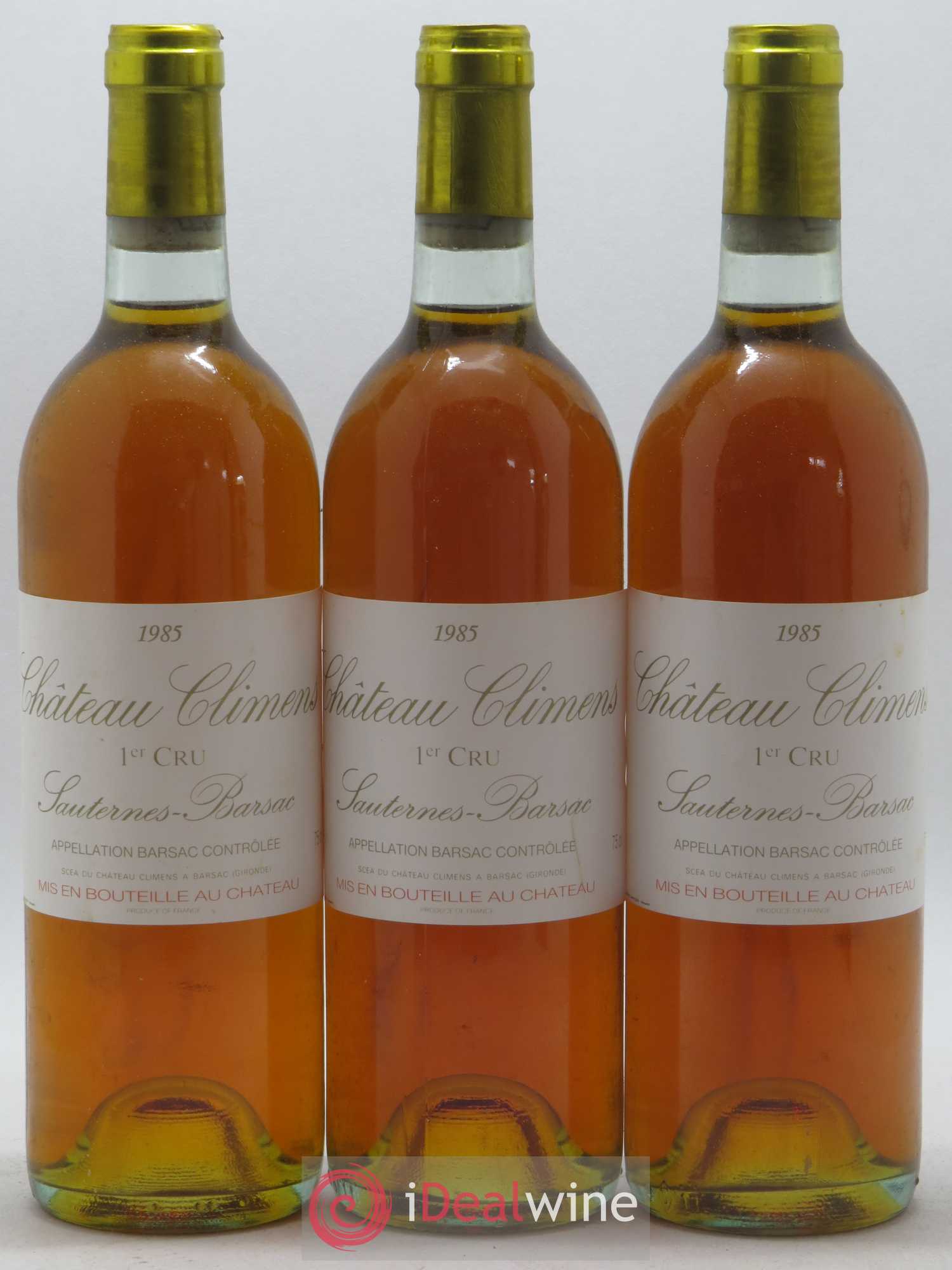 Château Climens 1er Grand Cru Classé 1985 - Lotto di 12 bottiglie - 1