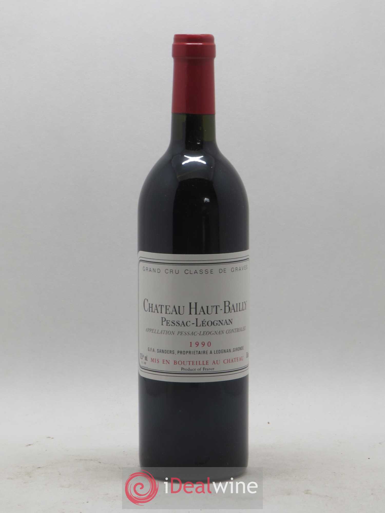 Château Haut-Bailly Cru Classé de Graves 1990 - Lot de 1 bouteille - 0