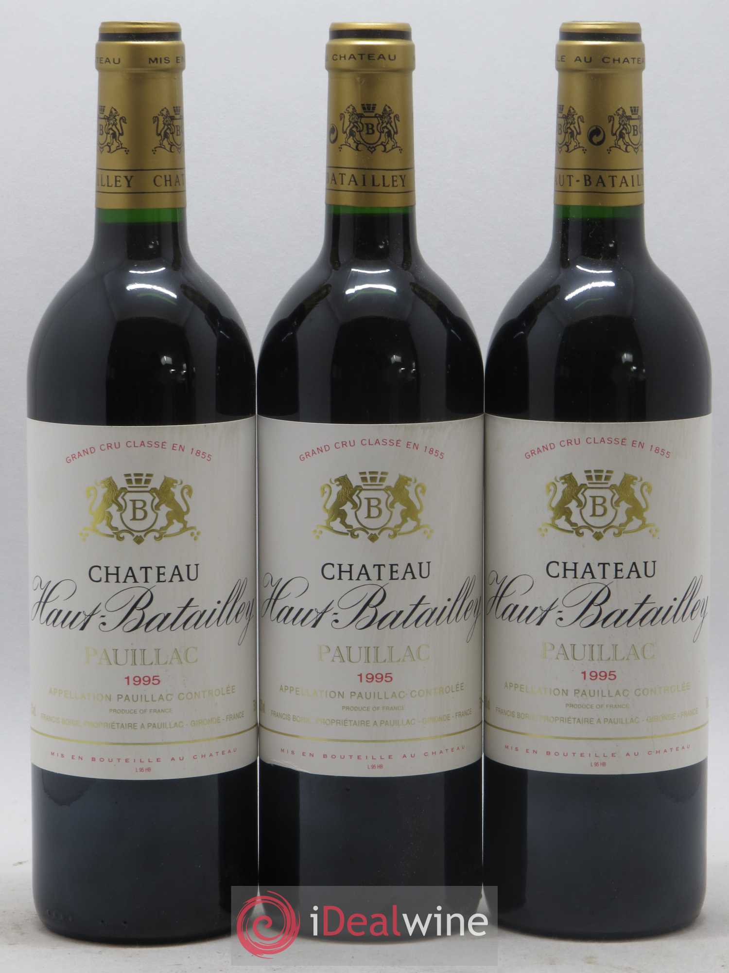 Château Haut Batailley 5ème Grand Cru Classé 1995 - Lot de 12 bouteilles - 1
