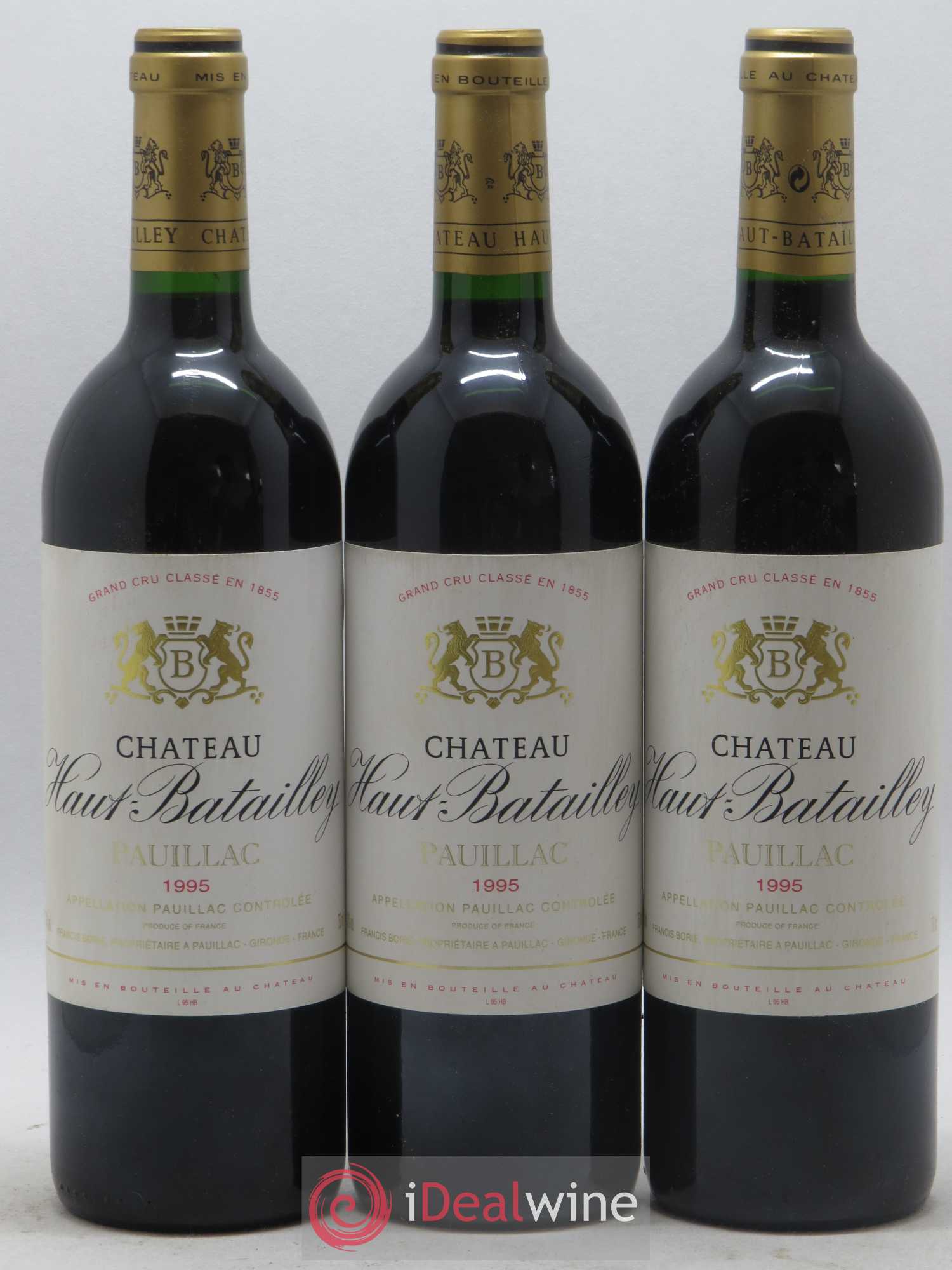 Château Haut Batailley 5ème Grand Cru Classé 1995 - Lot de 12 bouteilles - 3