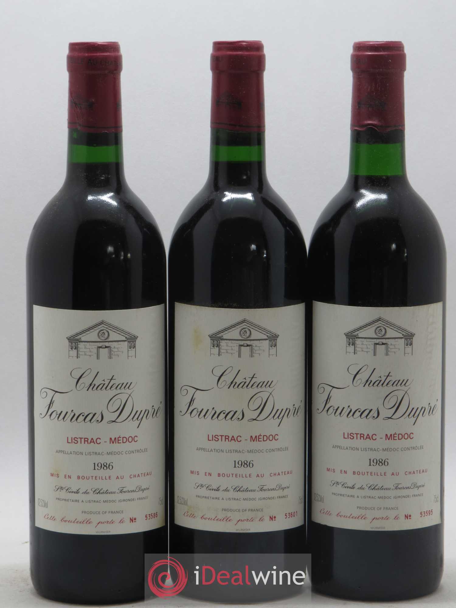 Château Fourcas Dupré 1986 - Lot de 12 bouteilles - 4