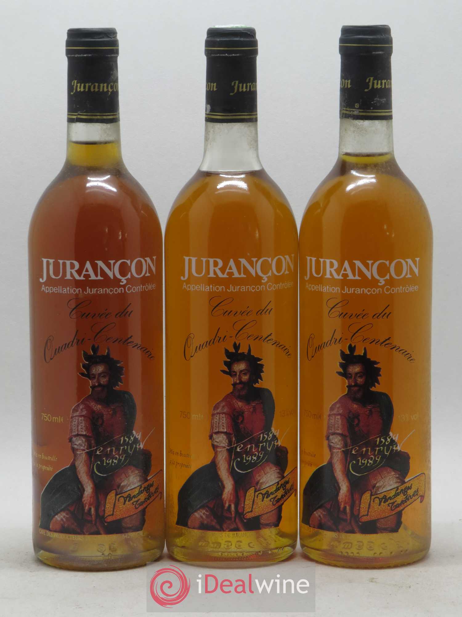 Jurançon Cuvée Quadricentenaire Henri IV Caves Gan 1989 - Posten von 12 Flaschen - 3