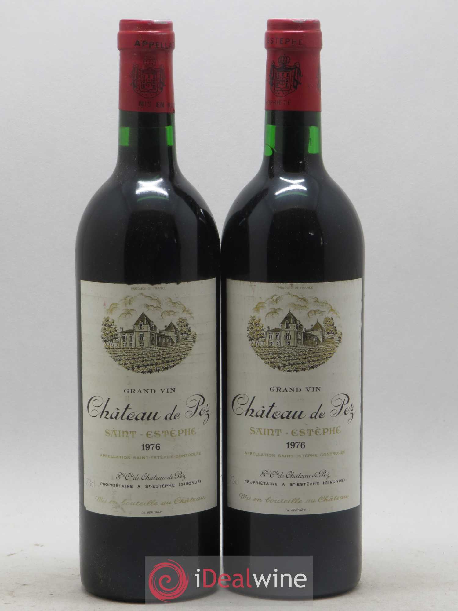 Château de Pez 1976 - Lot de 2 bouteilles - 0