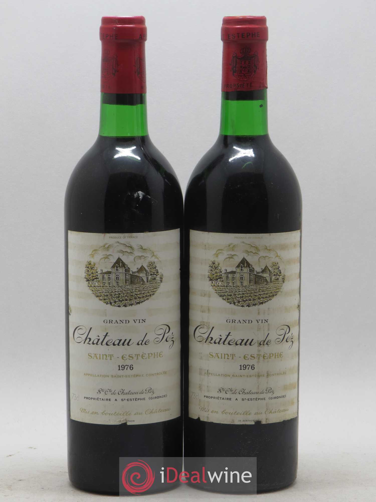 Château de Pez 1976 - Lot de 2 bouteilles - 0