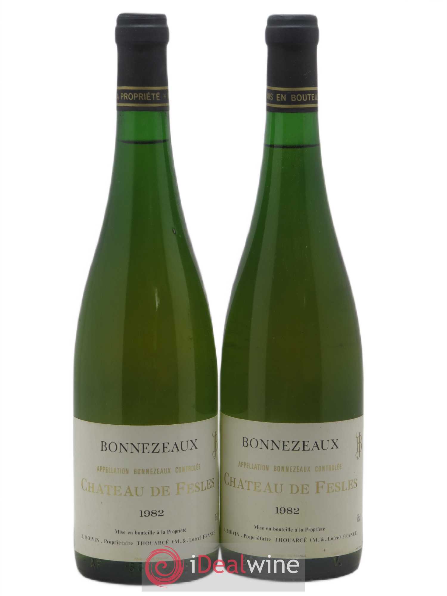 Bonnezeaux Château de Fesles 1982 - Lotto di 2 bottiglie - 0