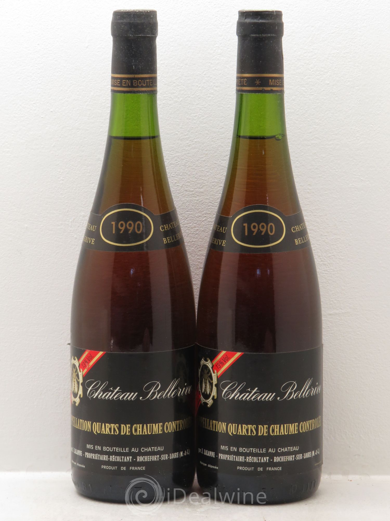 Quarts de Chaume 1990 - Lotto di 2 bottiglie - 0