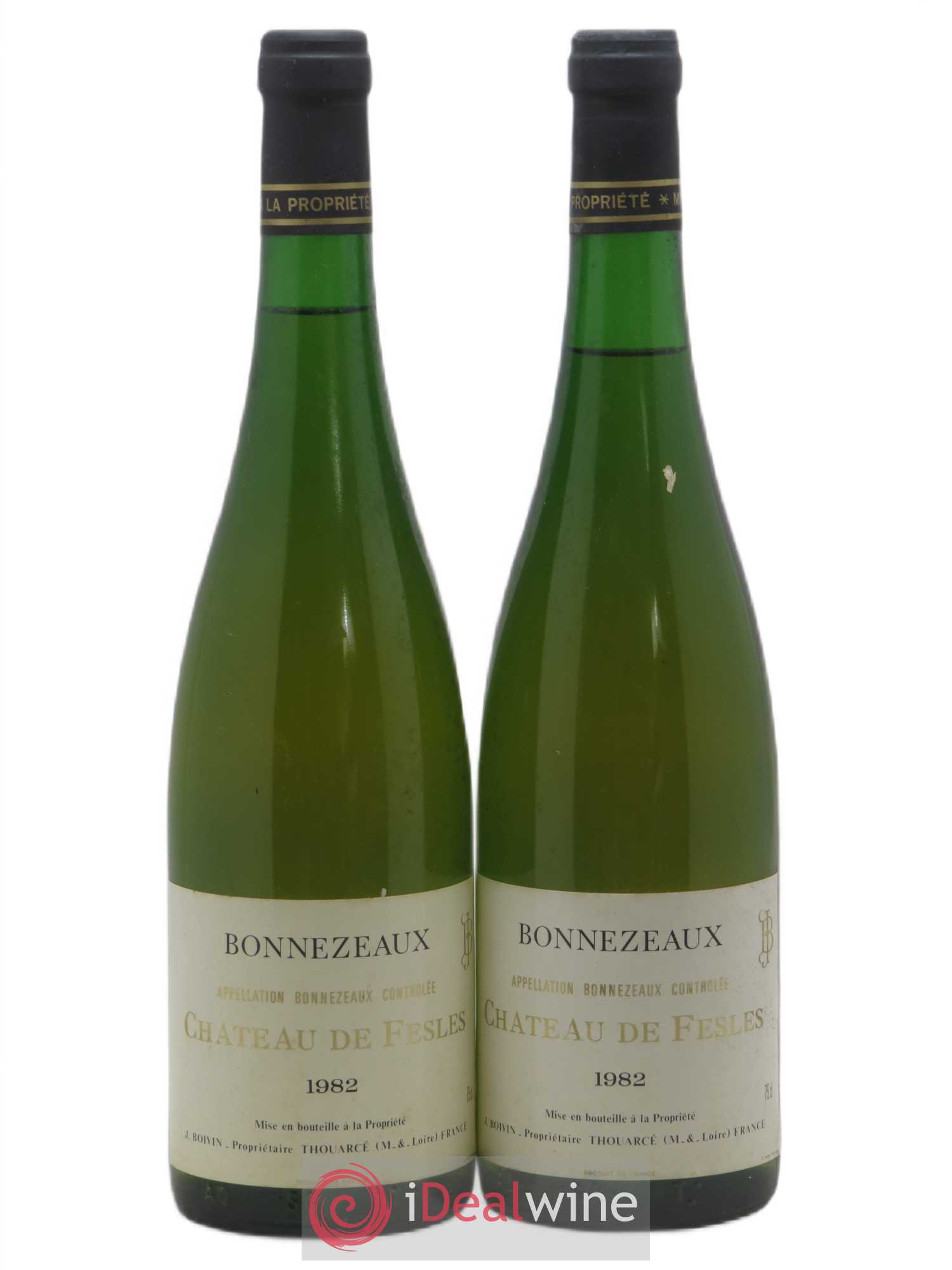 Bonnezeaux Château de Fesles 1982 - Lotto di 2 bottiglie - 0