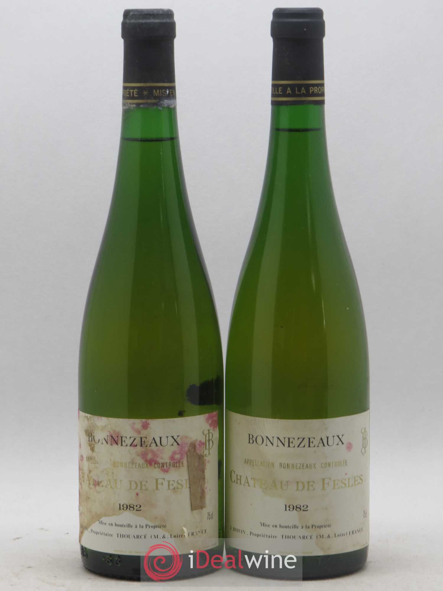 Bonnezeaux Château de Fesles 1982 - Lotto di 2 bottiglie - 0