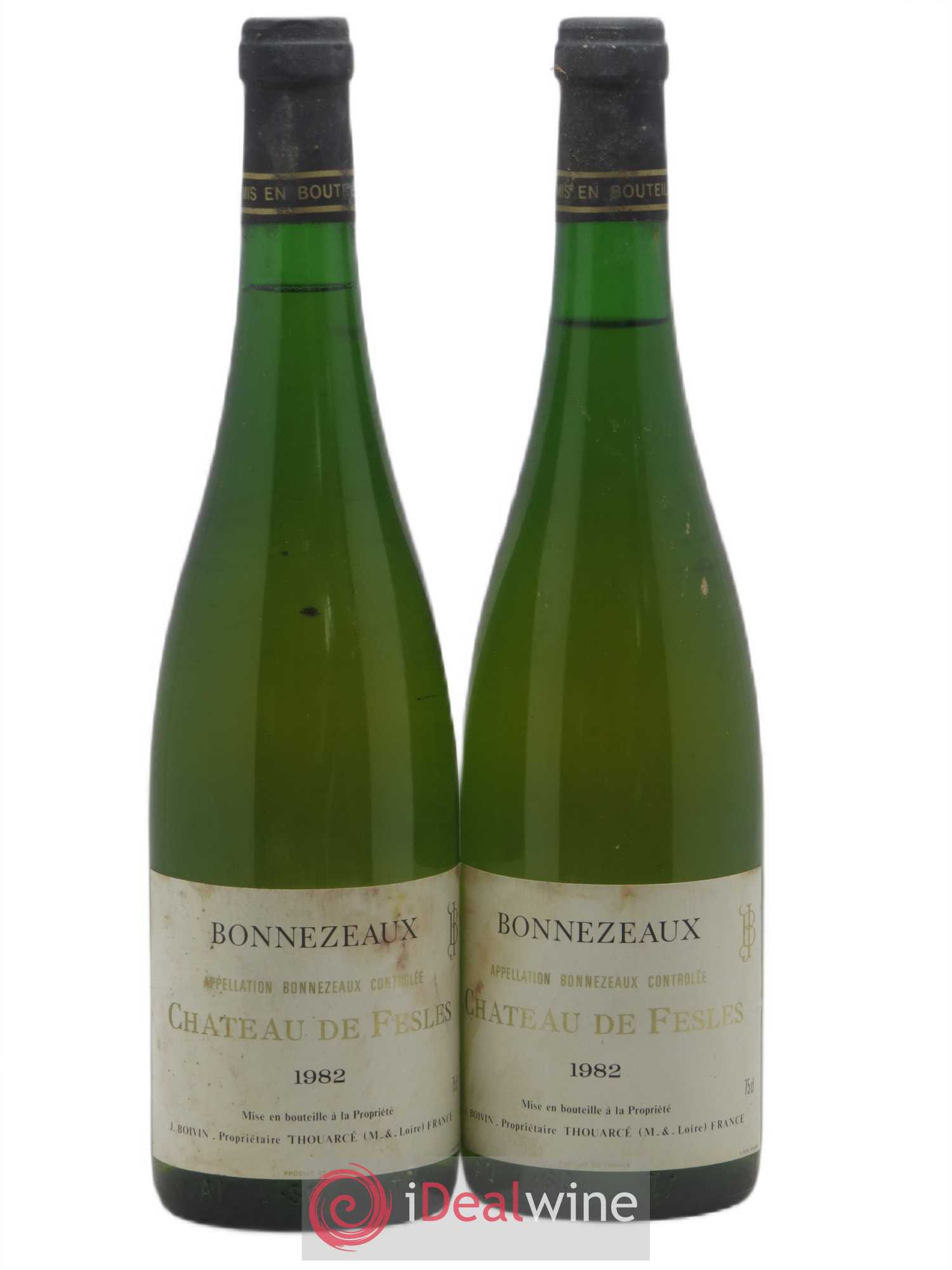 Bonnezeaux Château de Fesles 1982 - Lotto di 2 bottiglie - 0