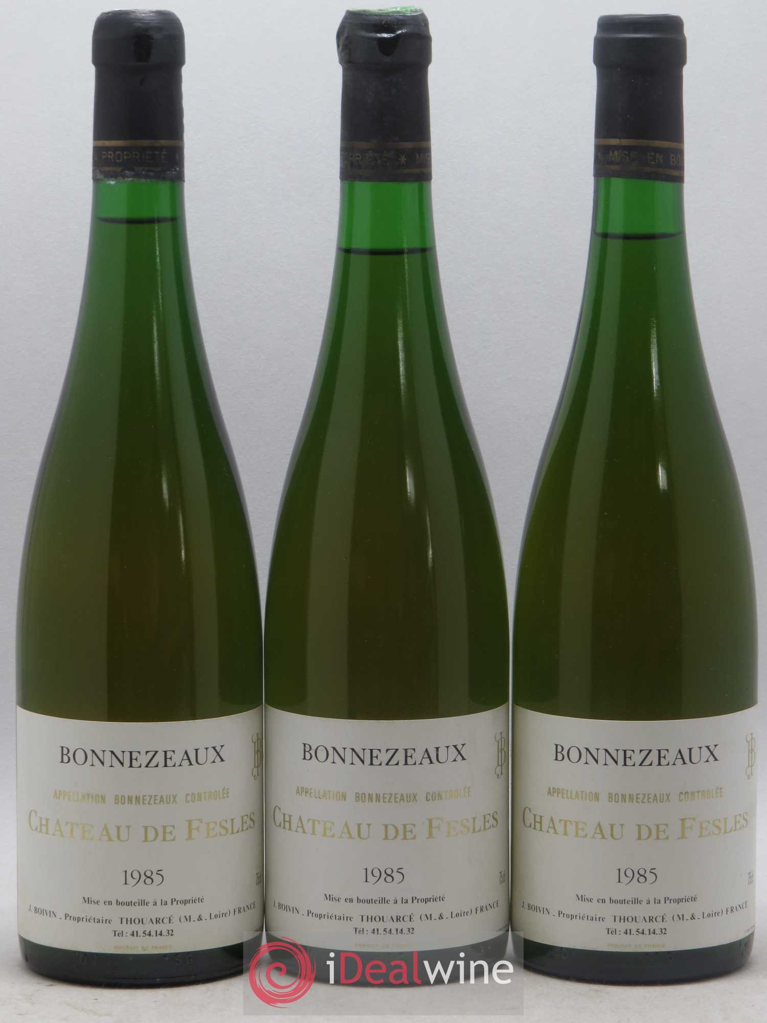Bonnezeaux Château de Fesles 1985 - Lotto di 3 bottiglie - 0
