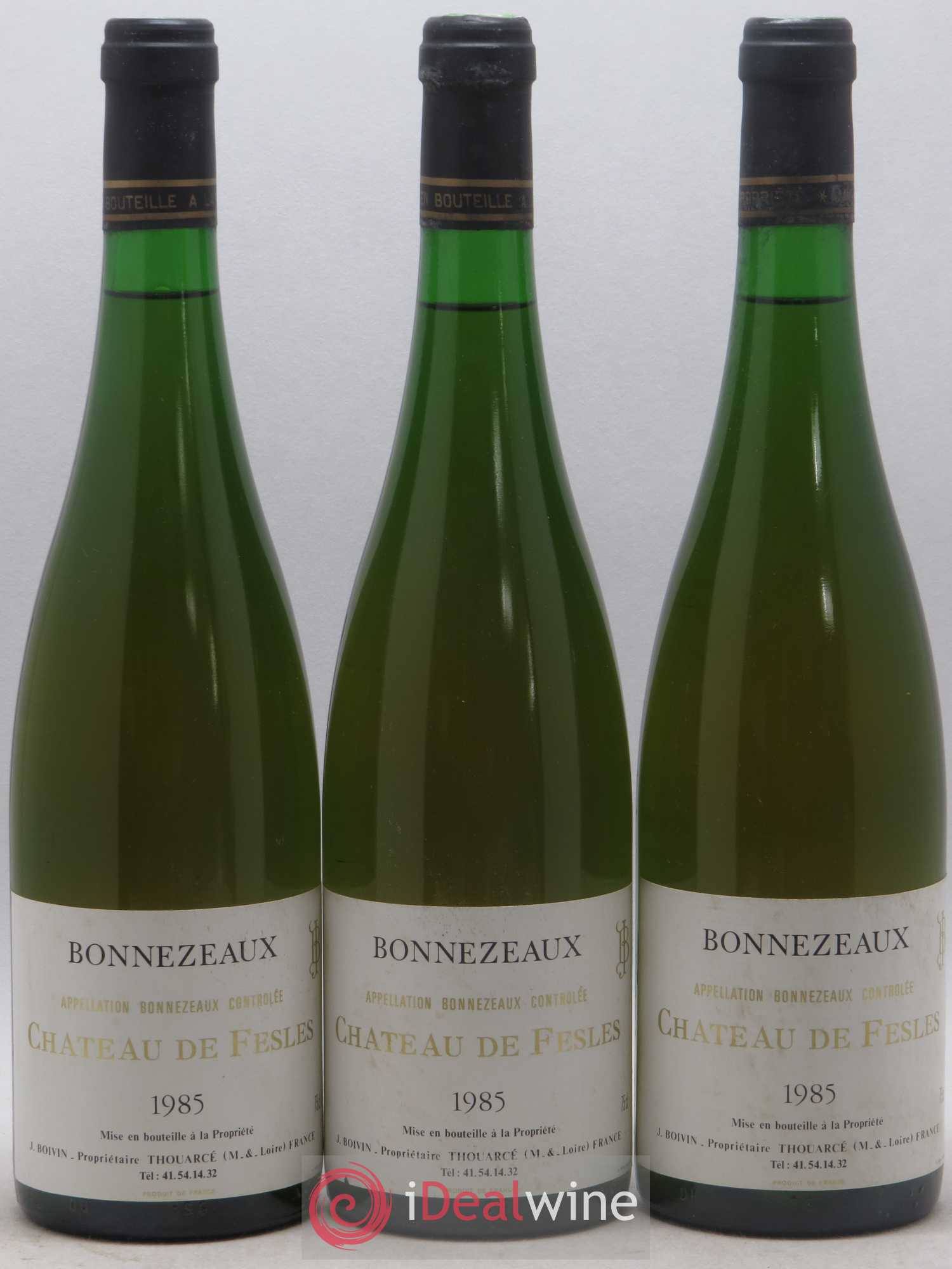 Bonnezeaux Château de Fesles 1985 - Lotto di 3 bottiglie - 0