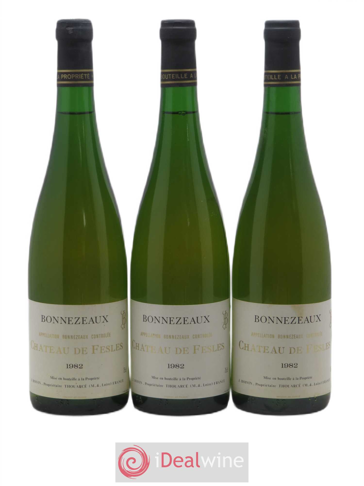 Bonnezeaux Château de Fesles 1982 - Lotto di 3 bottiglie - 0