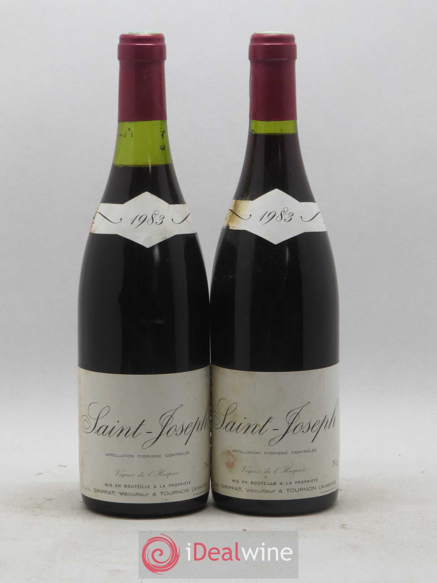 Saint-Joseph Vignes de l'Hospice Jean-Louis Grippat 1983 - Lot de 2 bouteilles - 0