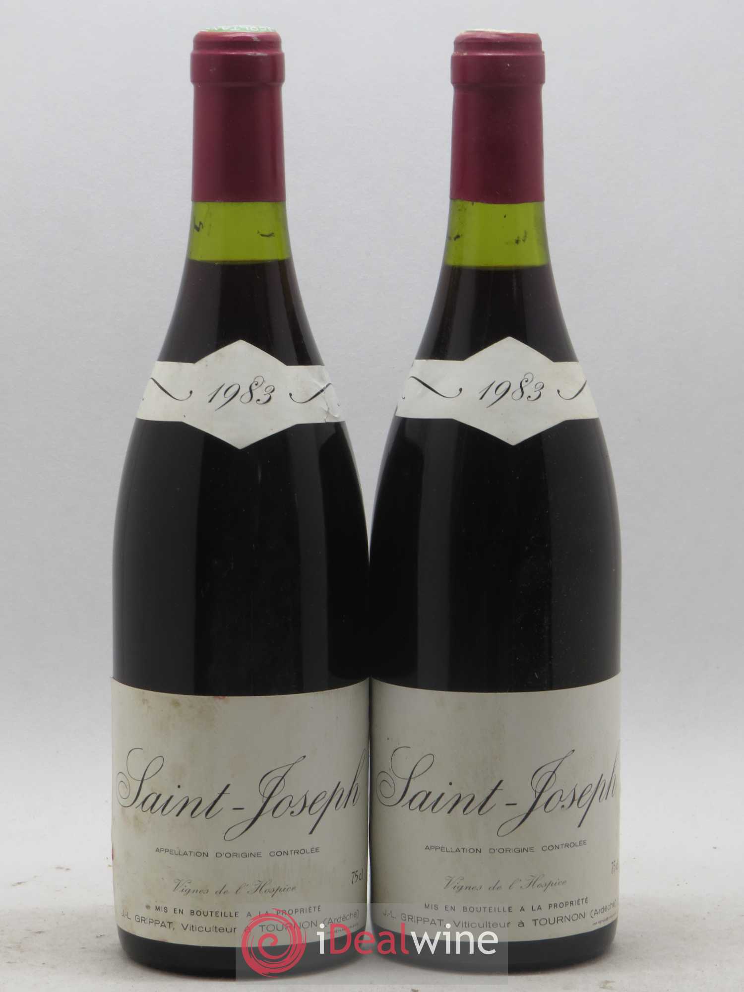 Saint-Joseph Vignes de l'Hospice Jean-Louis Grippat 1983 - Lot de 2 bouteilles - 0