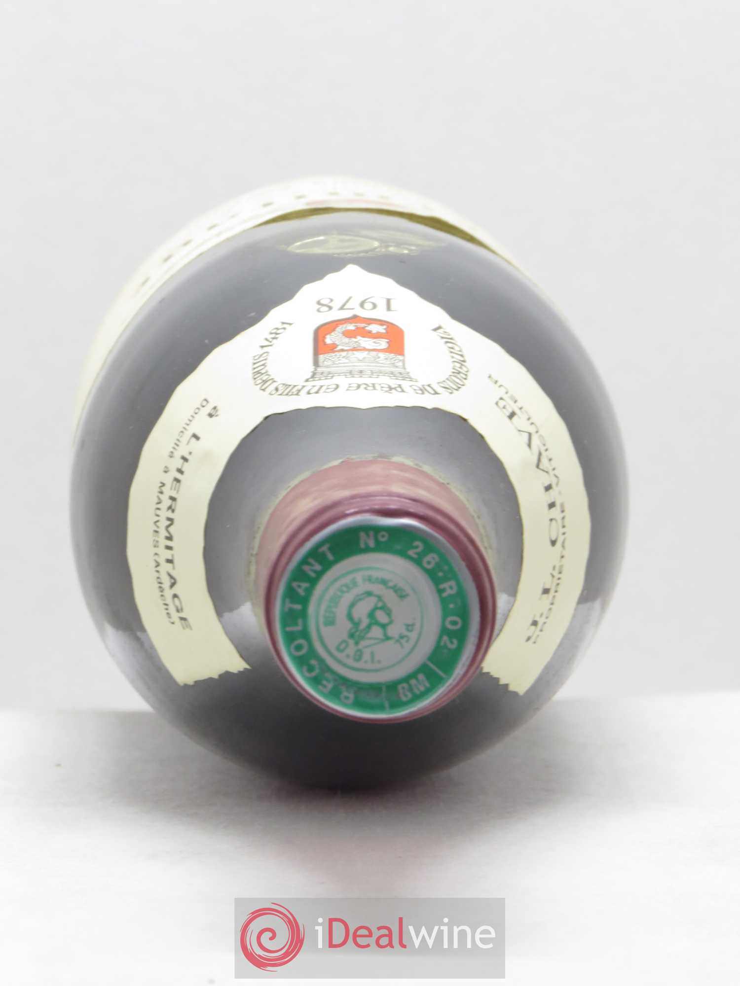Hermitage Jean-Louis Chave 1978 - Lot de 2 bouteilles - 2
