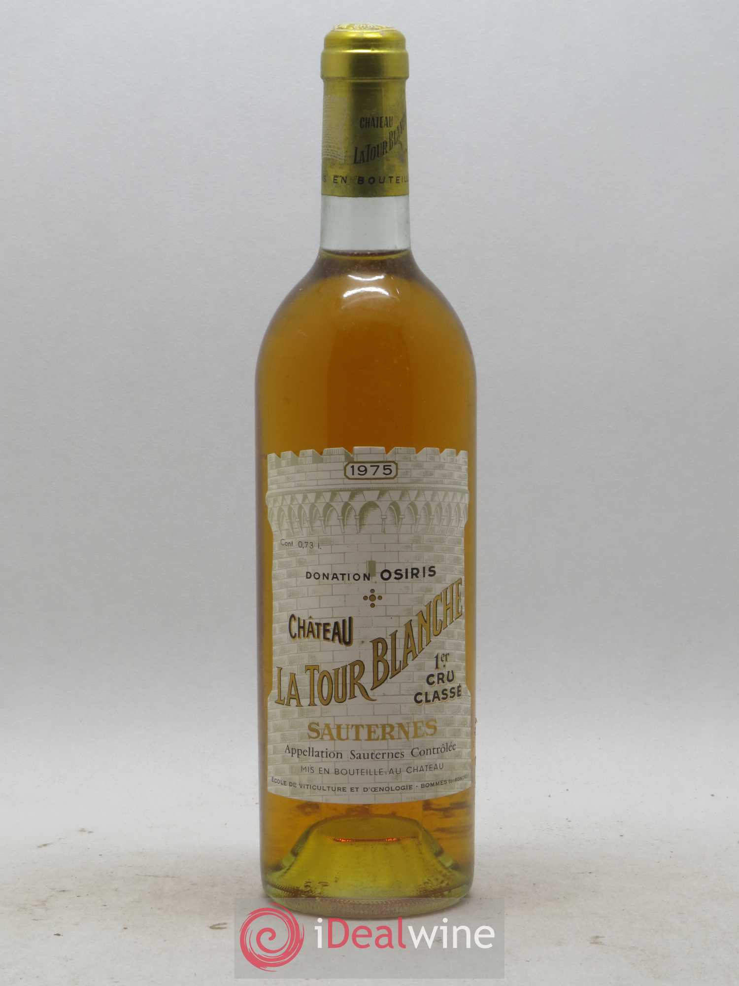 Château la Tour Blanche 1er Grand Cru Classé 1975 - Lotto di 1 bottiglia - 0