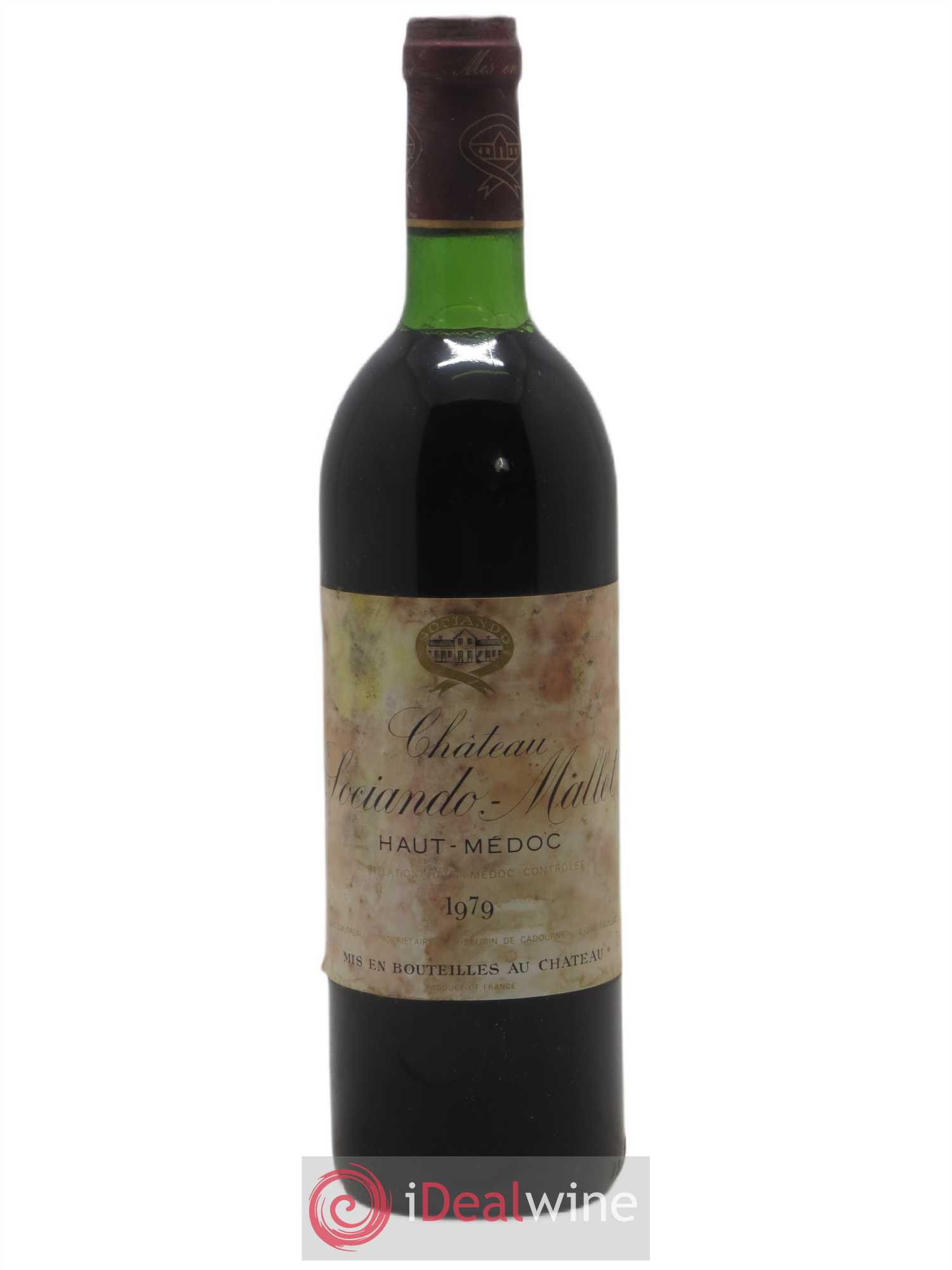Château Sociando Mallet 1979 - Lot de 1 bouteille - 0