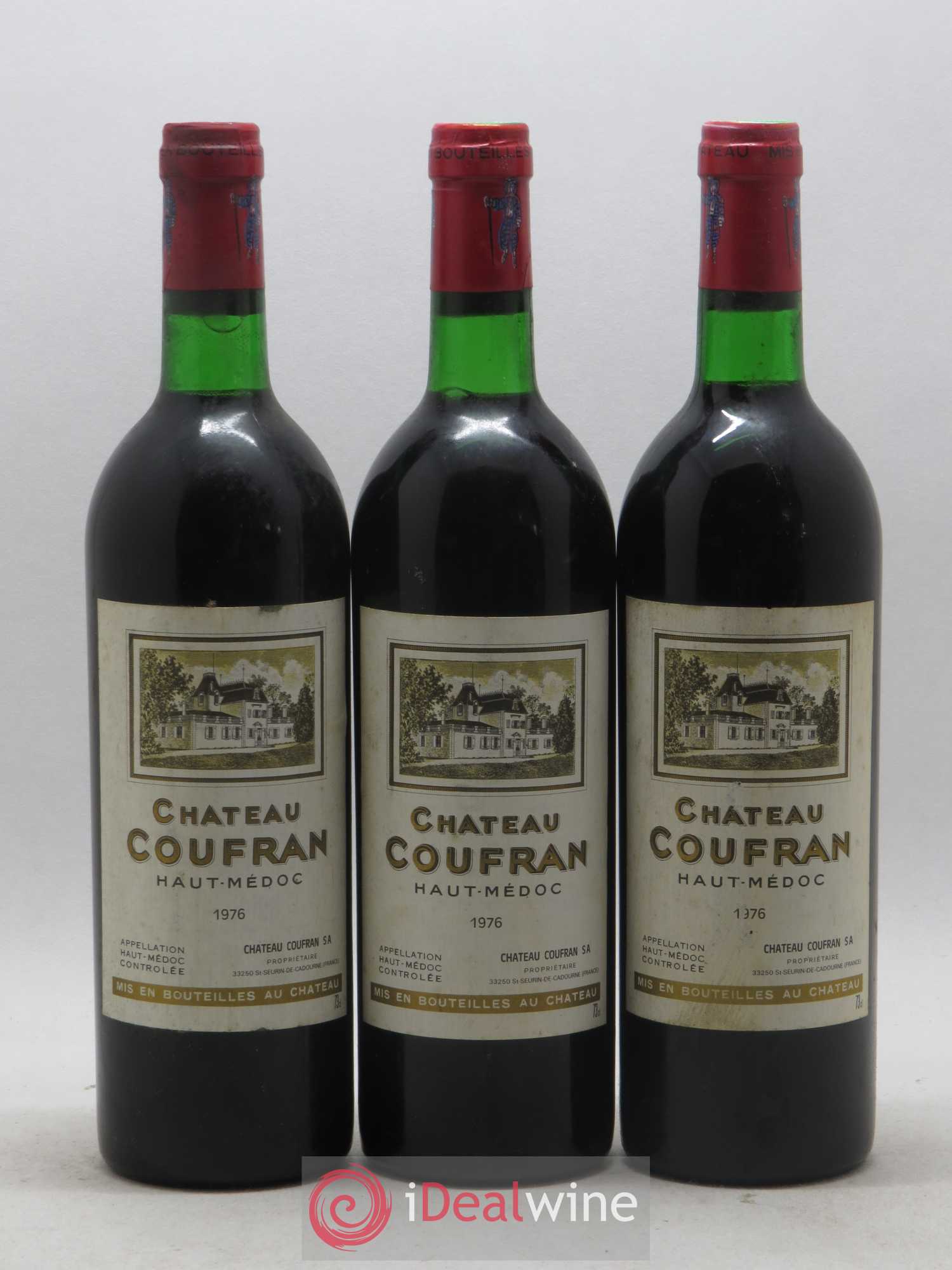 Château Coufran Cru Bourgeois 1976 - Lot de 12 bouteilles - 3