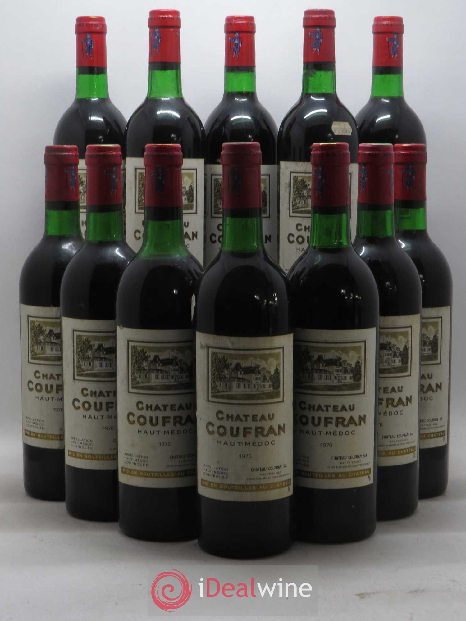 Château Coufran Cru Bourgeois 1976 - Lot de 12 bouteilles - 0