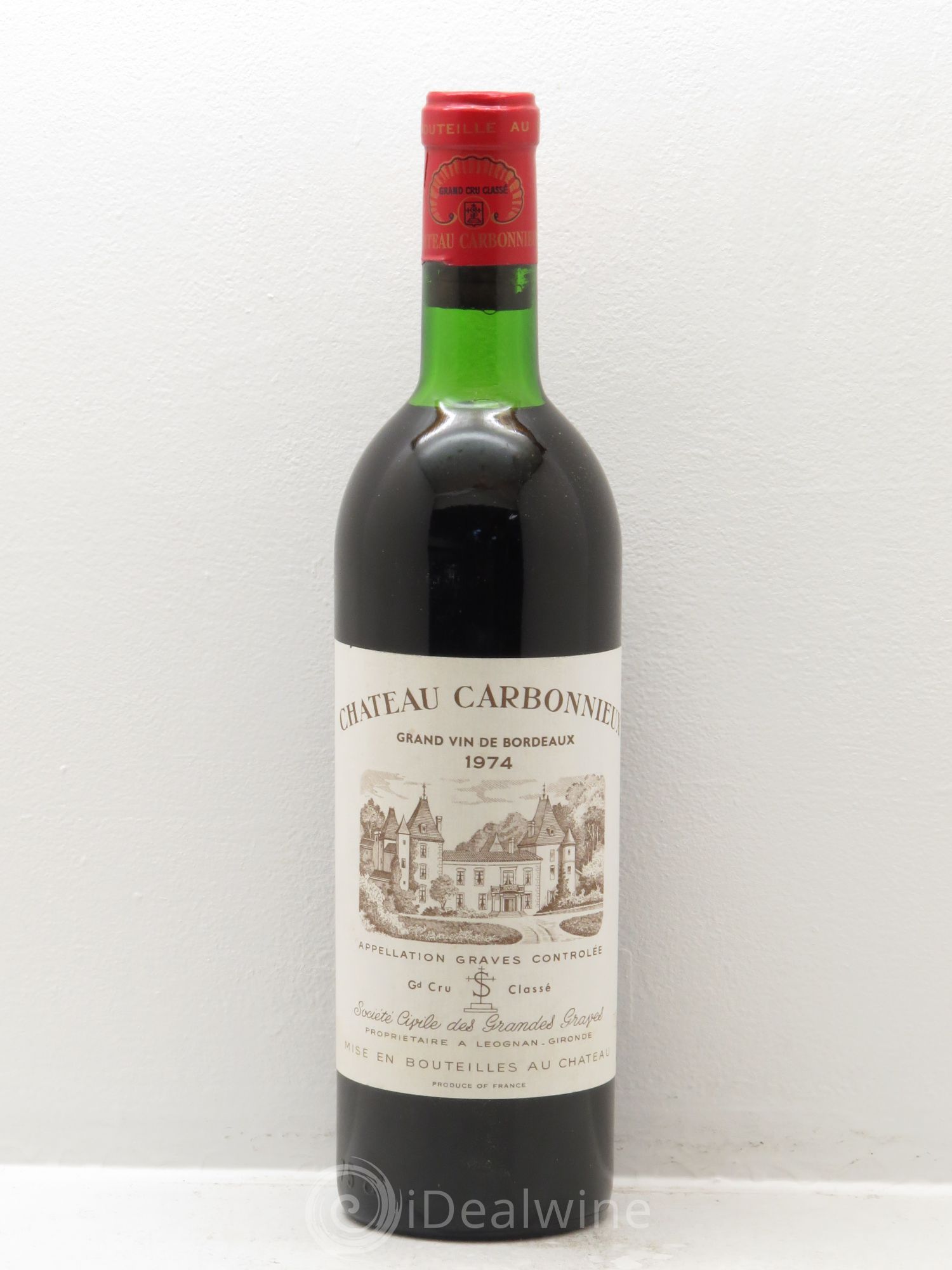 Château Carbonnieux Cru Classé de Graves 1974 - Lot de 1 bouteille - 0