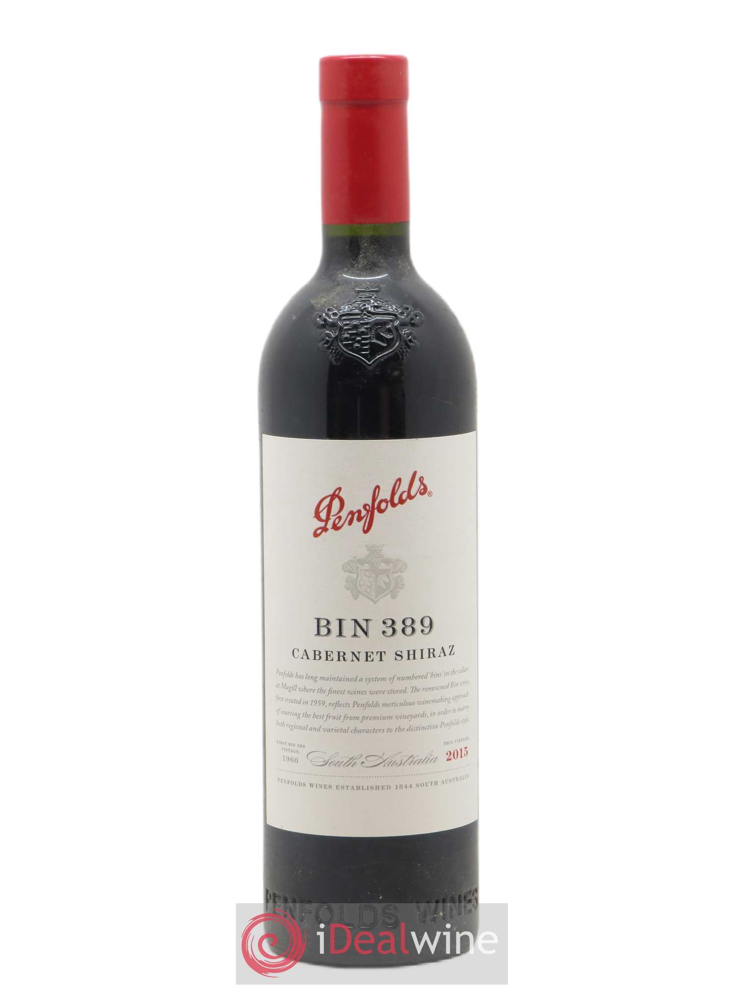 South Australia Penfolds Wines Bin 389 Cabernet Shiraz 2015 - Lot de 1 bouteille - 0