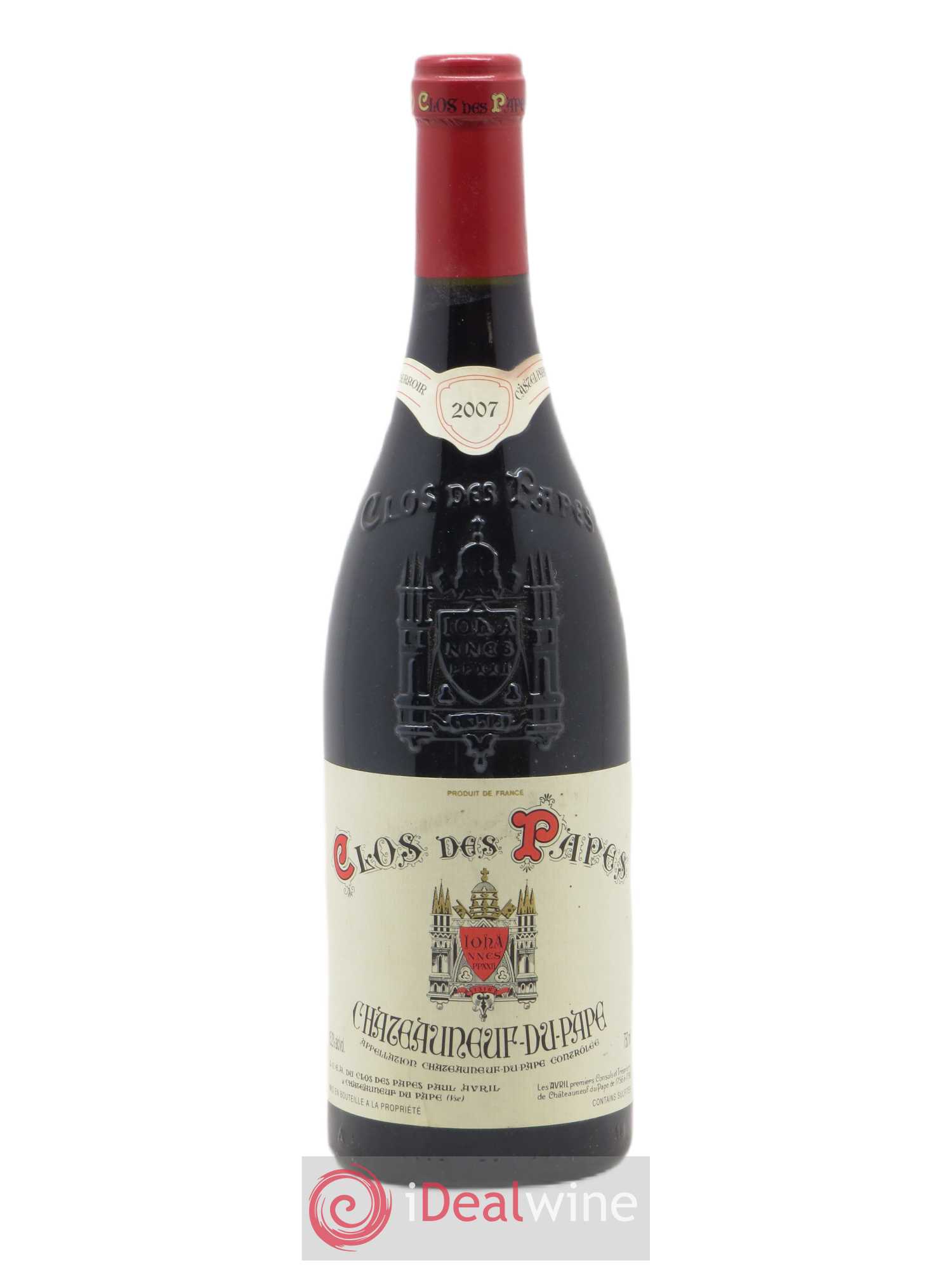 Châteauneuf-du-Pape Clos des Papes - Paul Avril 2007 - Lot de 1 bouteille - 0