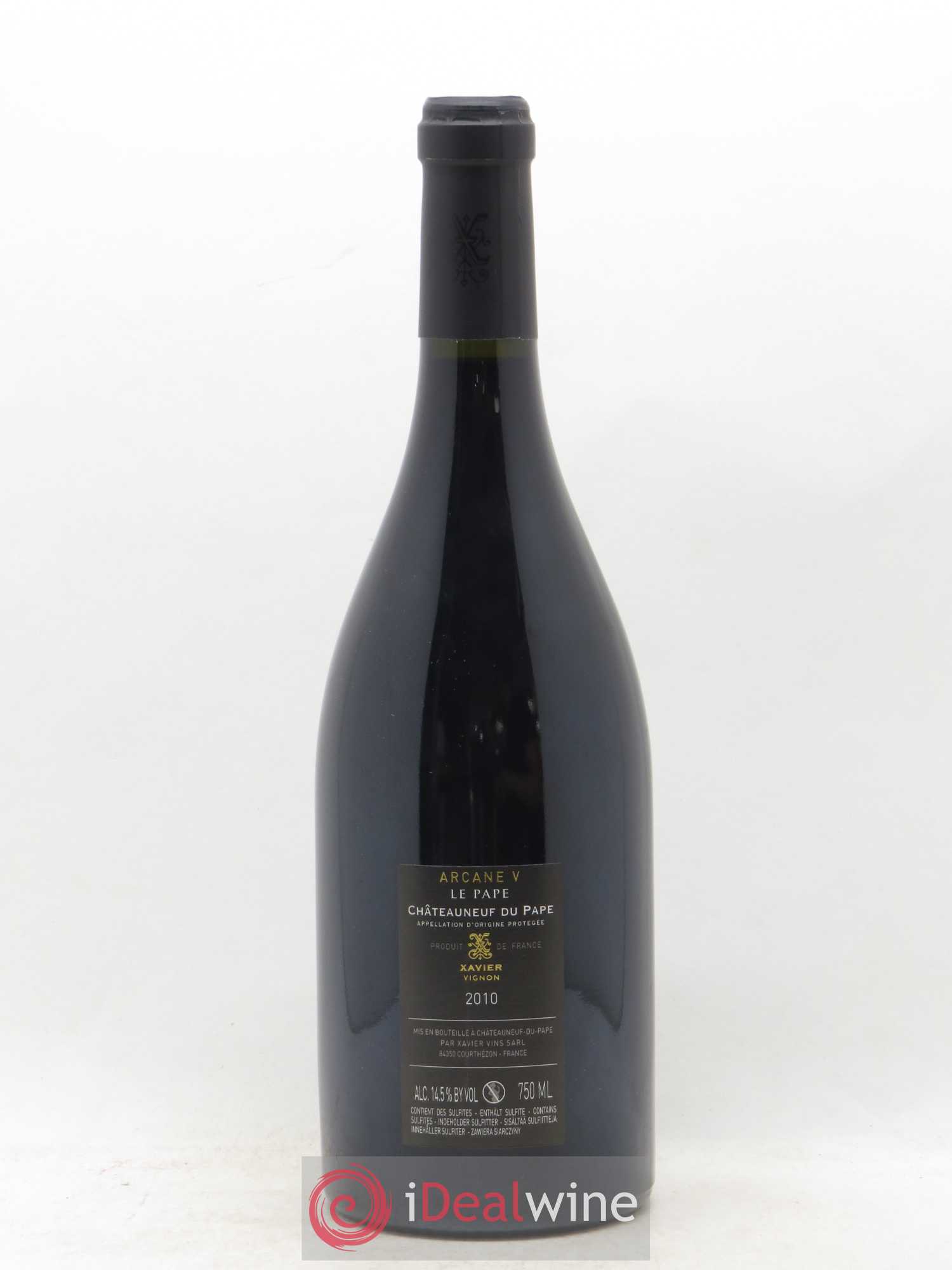 Châteauneuf-du-Pape Arcane Xavier Vignon (sans prix de réserve) 2010 - Posten von 1 Flasche - 1