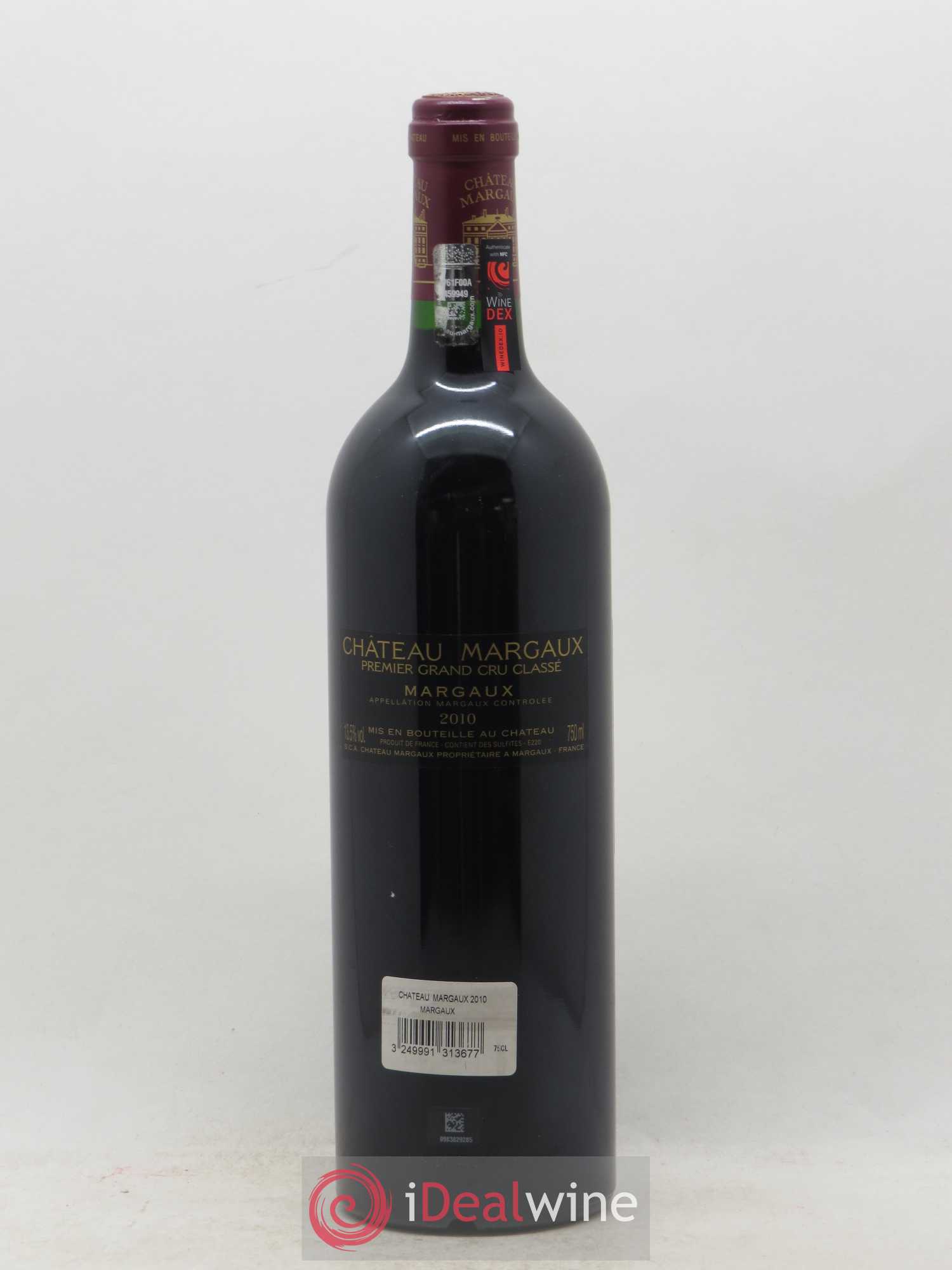 Château Margaux 1er Grand Cru Classé 2010 - Lot de 1 bouteille - 1